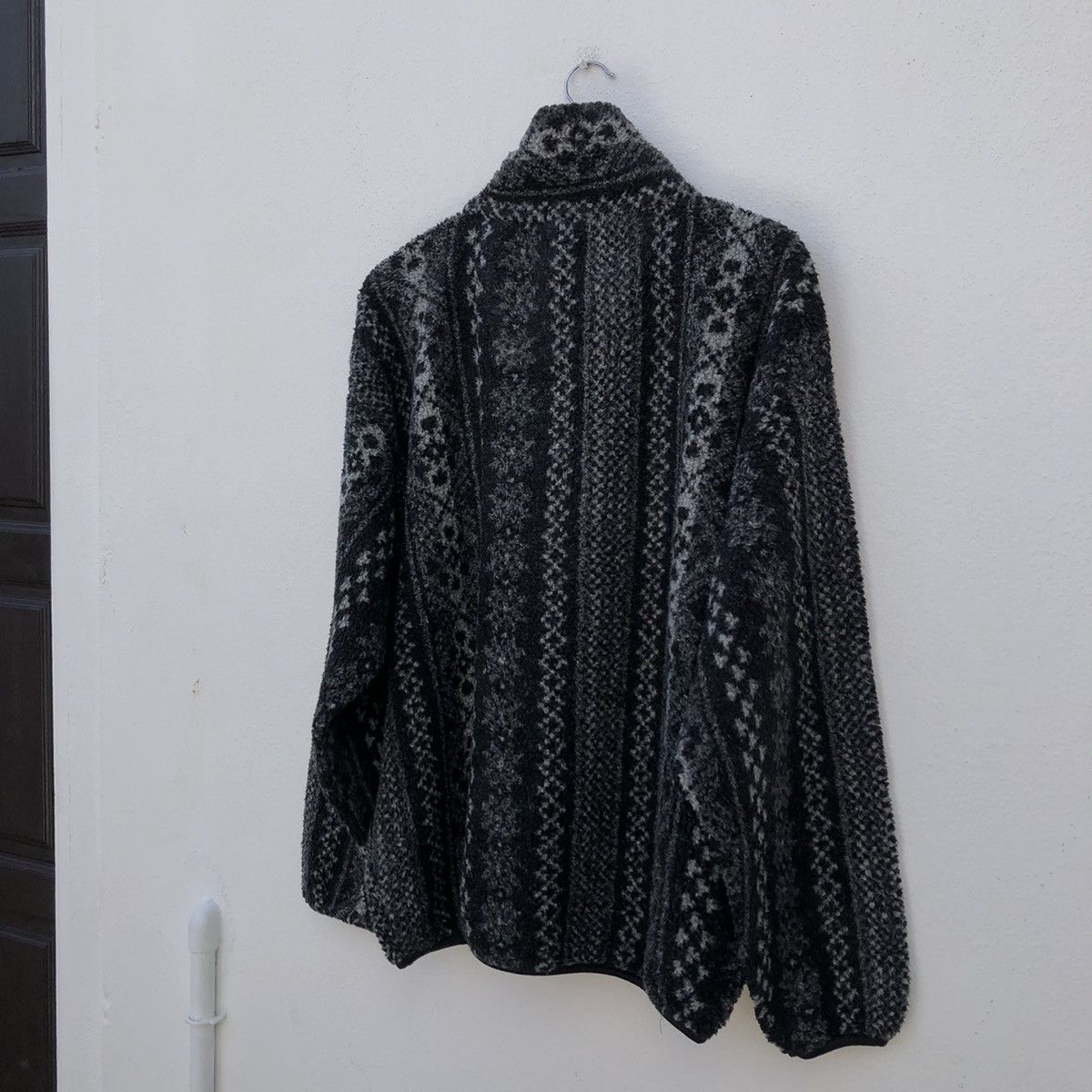 Japanese Brand VINTAGE NAUTICA MOHAIR FLEECE JACKET RARE DESIGN Size US L / EU 52-54 / 3 - 8 Thumbnail