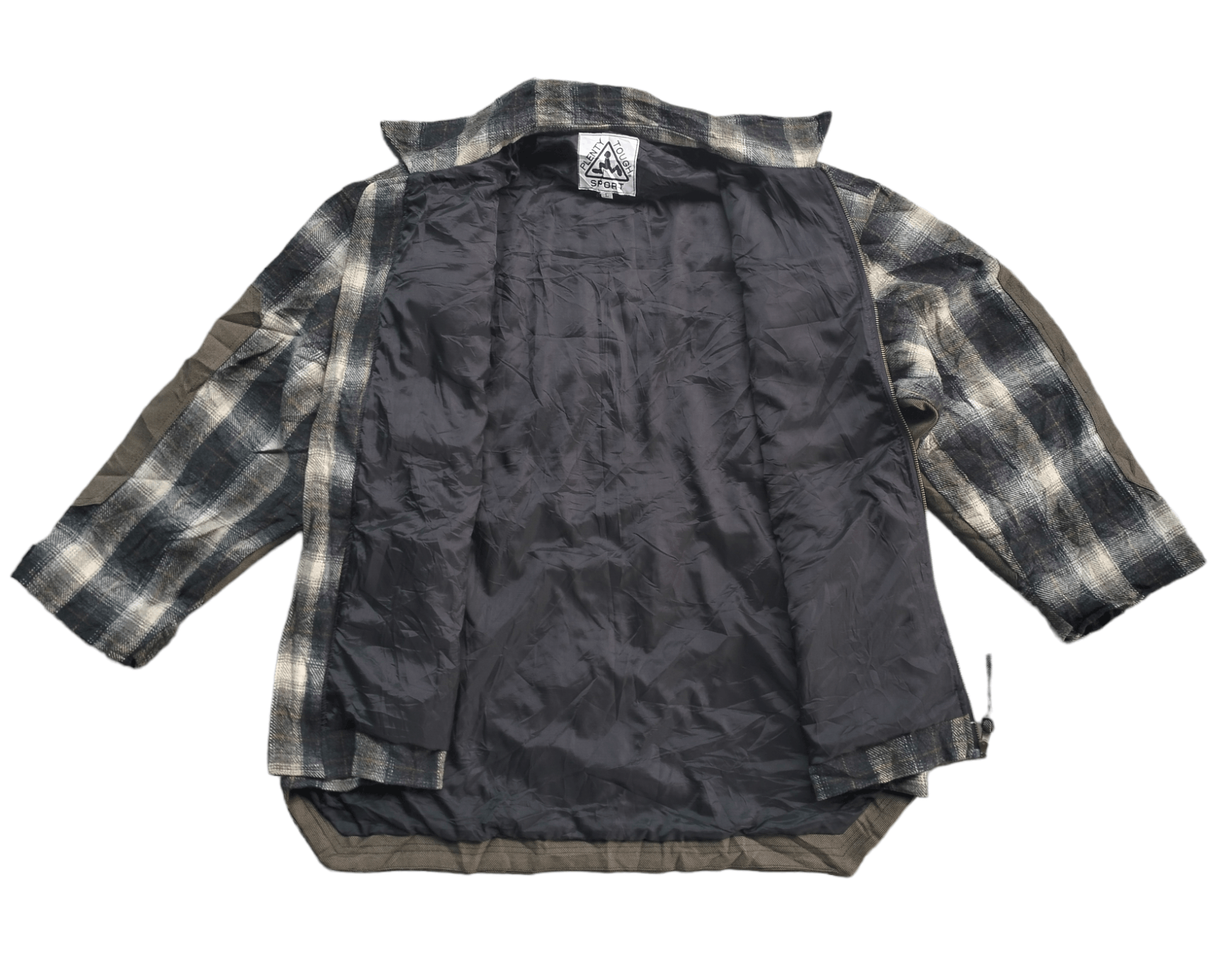 Japanese Brand Archive💥Vintage Plenty Tough Sports Shadow Plaid Jacket Size US L / EU 52-54 / 3 - 6 Thumbnail