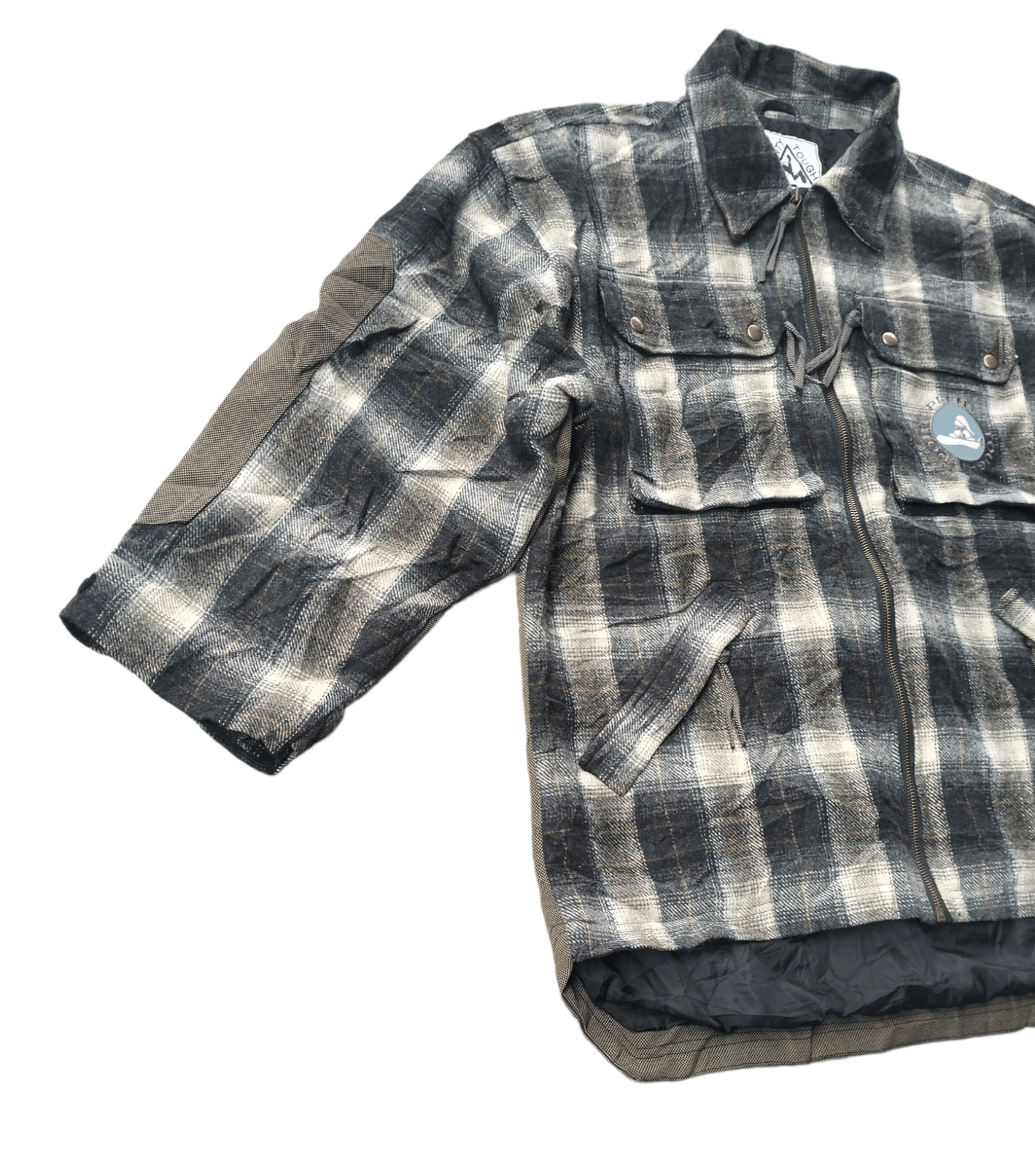 Japanese Brand Archive💥Vintage Plenty Tough Sports Shadow Plaid Jacket Size US L / EU 52-54 / 3 - 8 Thumbnail