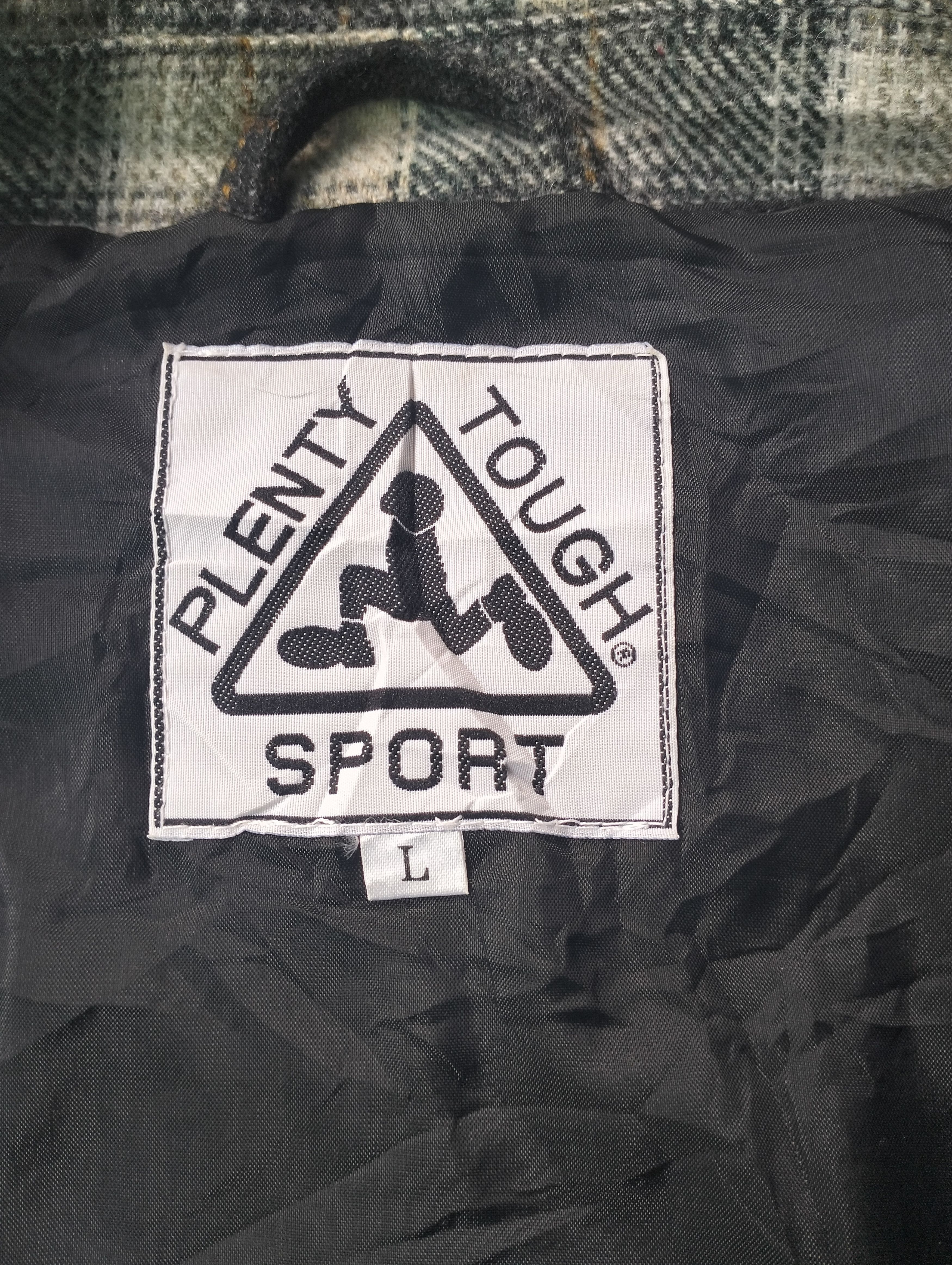 Japanese Brand Archive💥Vintage Plenty Tough Sports Shadow Plaid Jacket Size US L / EU 52-54 / 3 - 5 Thumbnail
