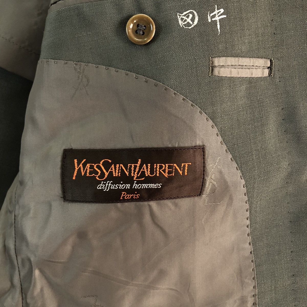 VINTAGE YVES SAINT LAURENT DIFFUSION HOMMES PARIS JACKET