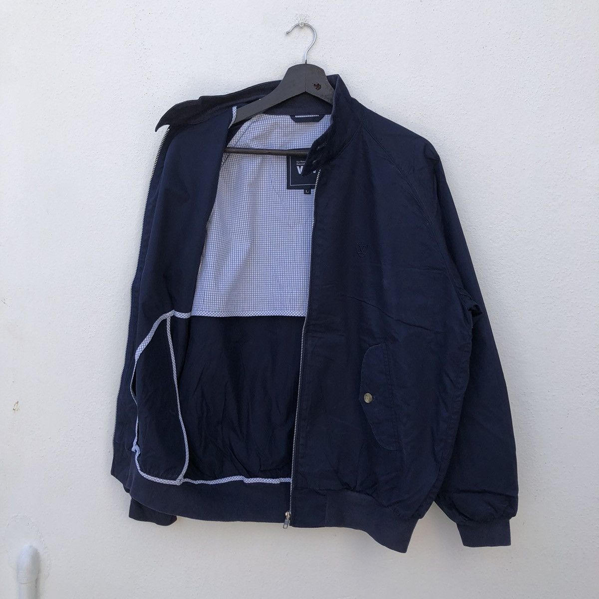 Japanese Brand VINTAGE VAN JAC BOMBER JACKET TARTAN DESIGN LINING Size US L / EU 52-54 / 3 - 10 Thumbnail