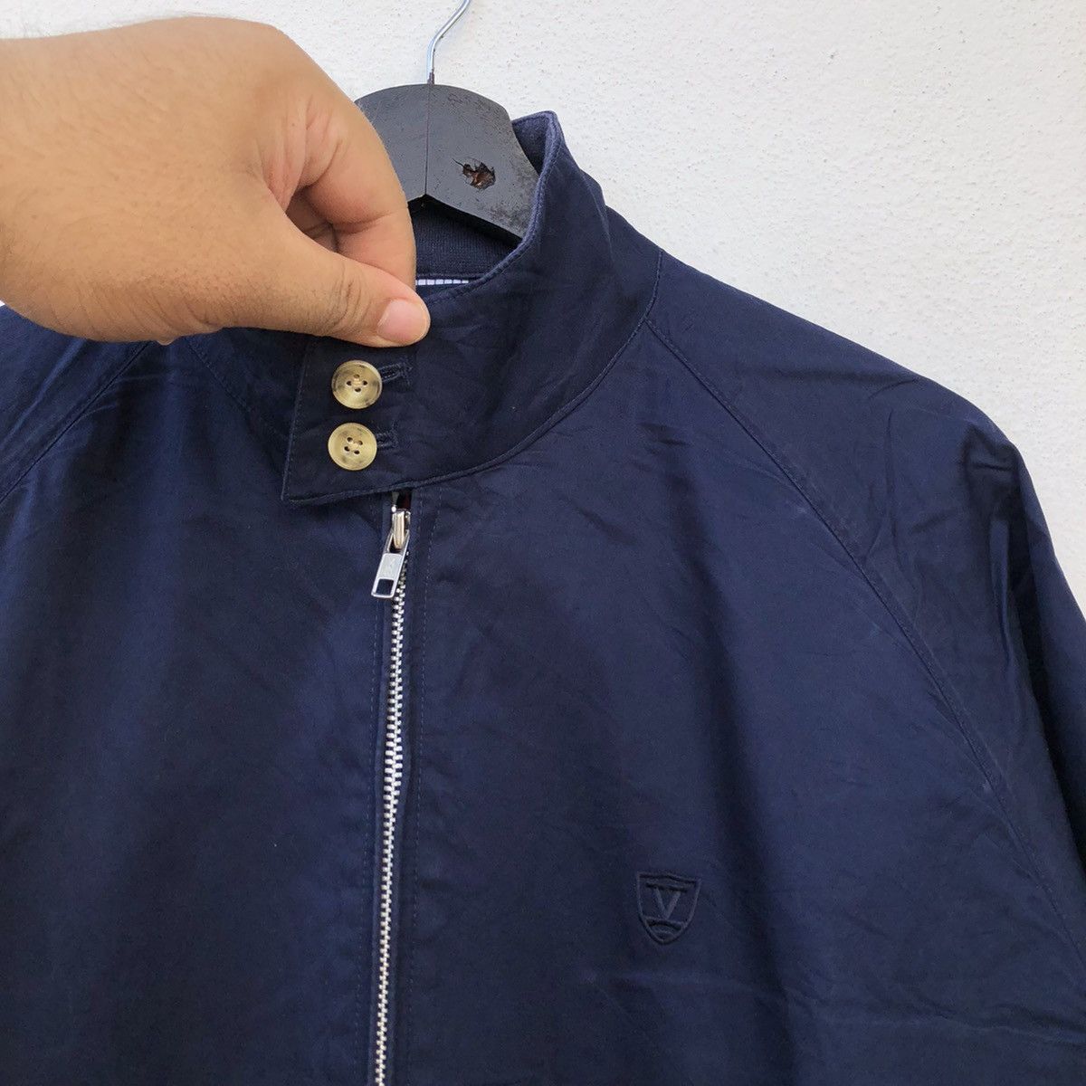 Japanese Brand VINTAGE VAN JAC BOMBER JACKET TARTAN DESIGN LINING Size US L / EU 52-54 / 3 - 7 Thumbnail