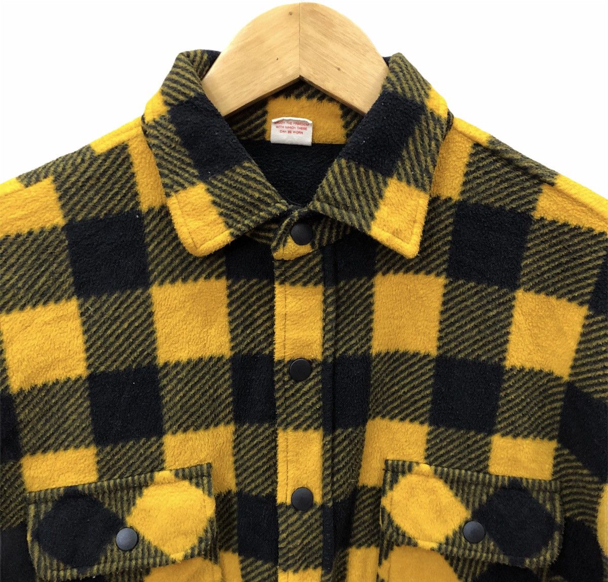 Japanese Brand Rag Factory Checked Fleece Flannel Button Up Shirt Size US M / EU 48-50 / 2 - 3 Thumbnail