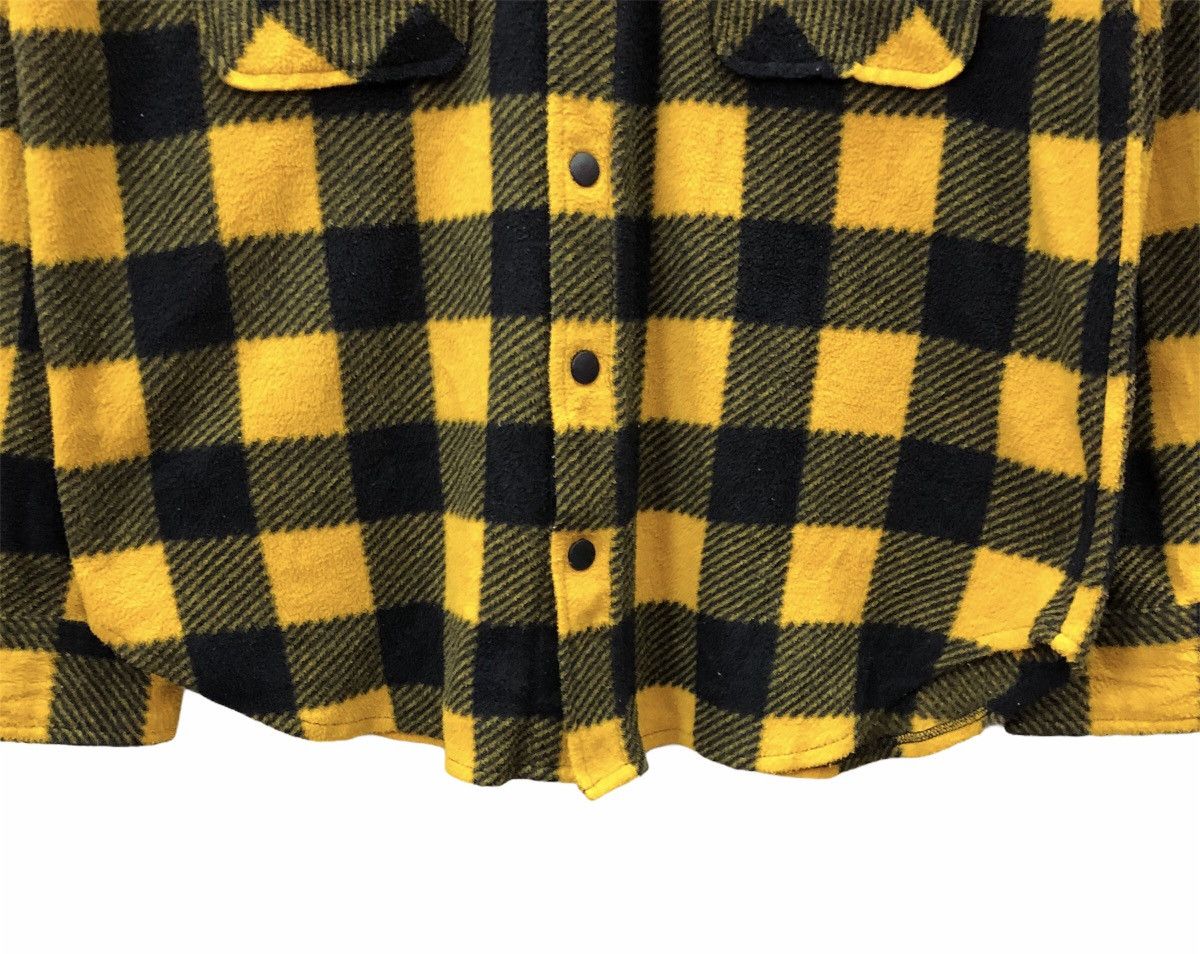 Japanese Brand Rag Factory Checked Fleece Flannel Button Up Shirt Size US M / EU 48-50 / 2 - 4 Thumbnail