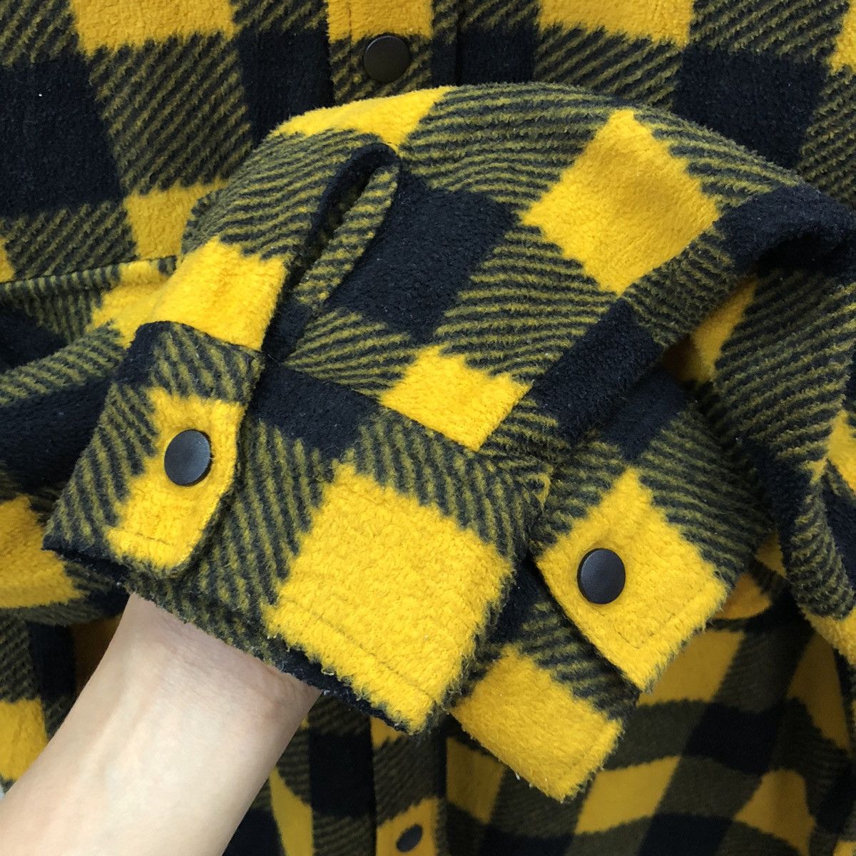 Japanese Brand Rag Factory Checked Fleece Flannel Button Up Shirt Size US M / EU 48-50 / 2 - 8 Thumbnail
