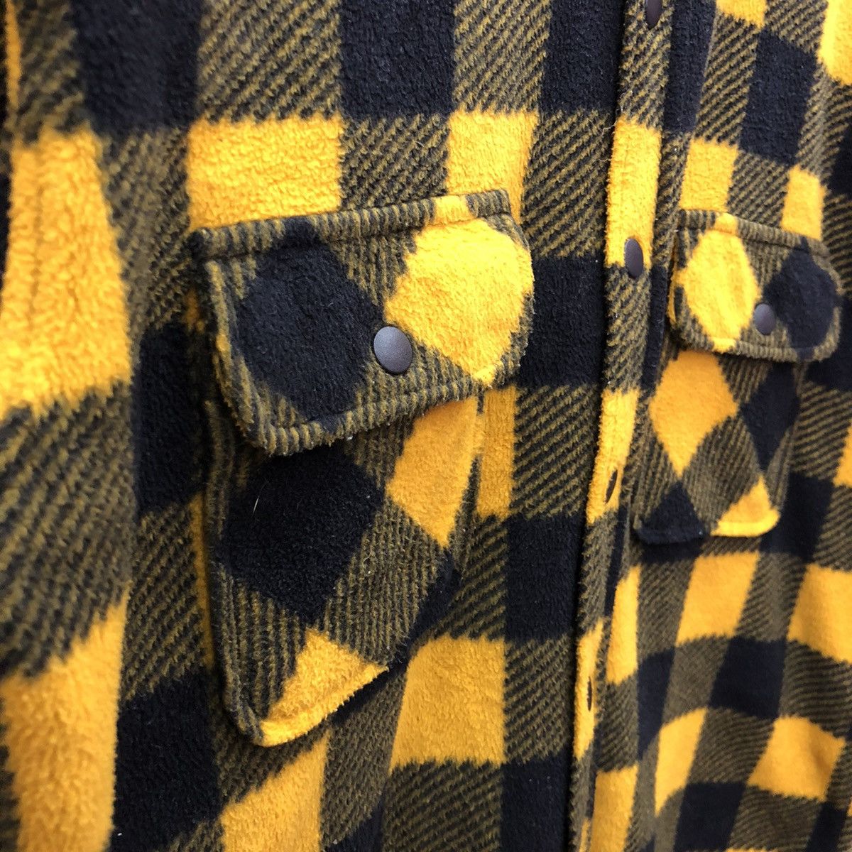 Japanese Brand Rag Factory Checked Fleece Flannel Button Up Shirt Size US M / EU 48-50 / 2 - 6 Thumbnail