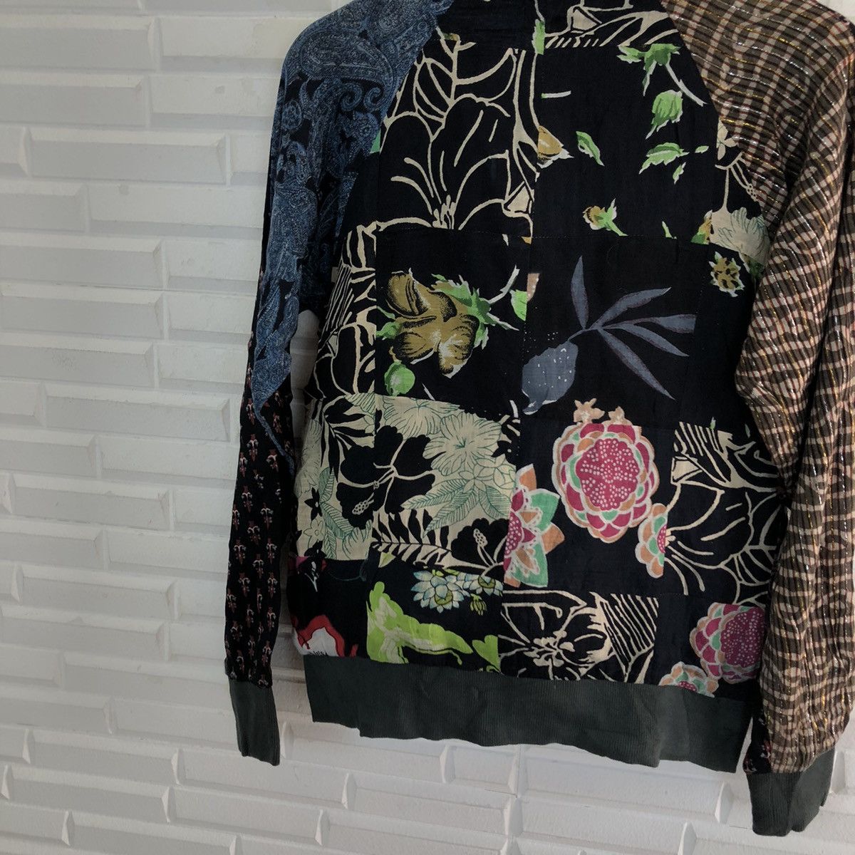 Japanese Brand VINTAGE WORLD BAZAAR LIGHT JACKET MIX COLOUR RARE Size US M / EU 48-50 / 2 - 10 Thumbnail