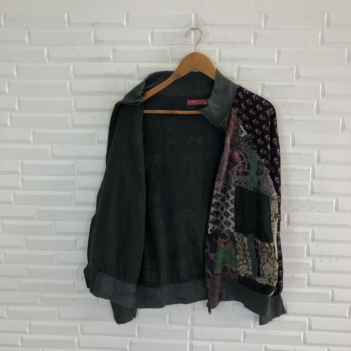 Japanese Brand VINTAGE WORLD BAZAAR LIGHT JACKET MIX COLOUR RARE Size US M / EU 48-50 / 2 - 11 Thumbnail