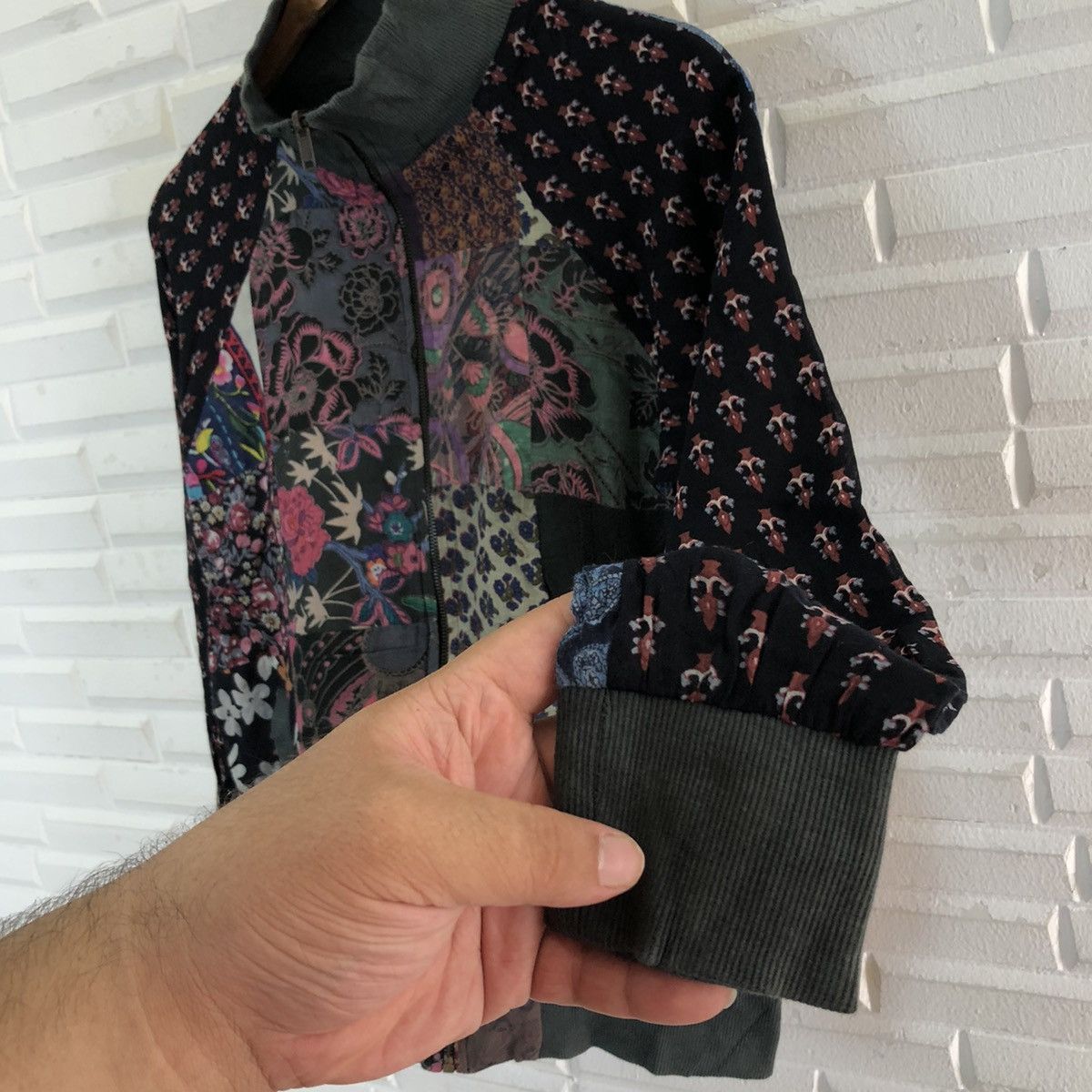Japanese Brand VINTAGE WORLD BAZAAR LIGHT JACKET MIX COLOUR RARE Size US M / EU 48-50 / 2 - 6 Thumbnail
