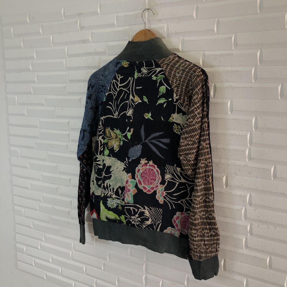 Japanese Brand VINTAGE WORLD BAZAAR LIGHT JACKET MIX COLOUR RARE Size US M / EU 48-50 / 2 - 9 Thumbnail