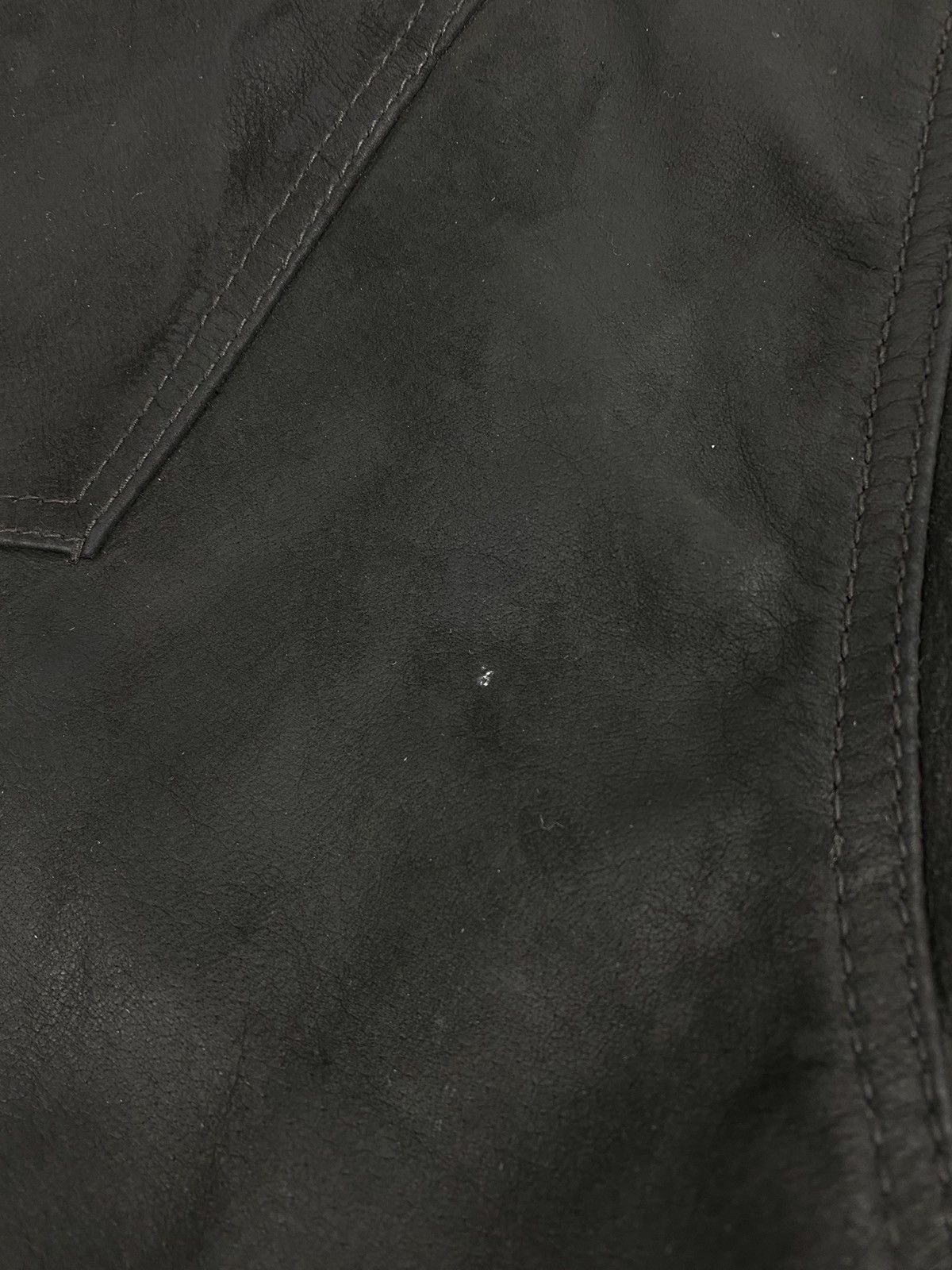 Genuine Leather Vintage Leather Pants Y2K Motorcycle Trousers Marlboro Size US 38 / EU 54 - 7 Thumbnail