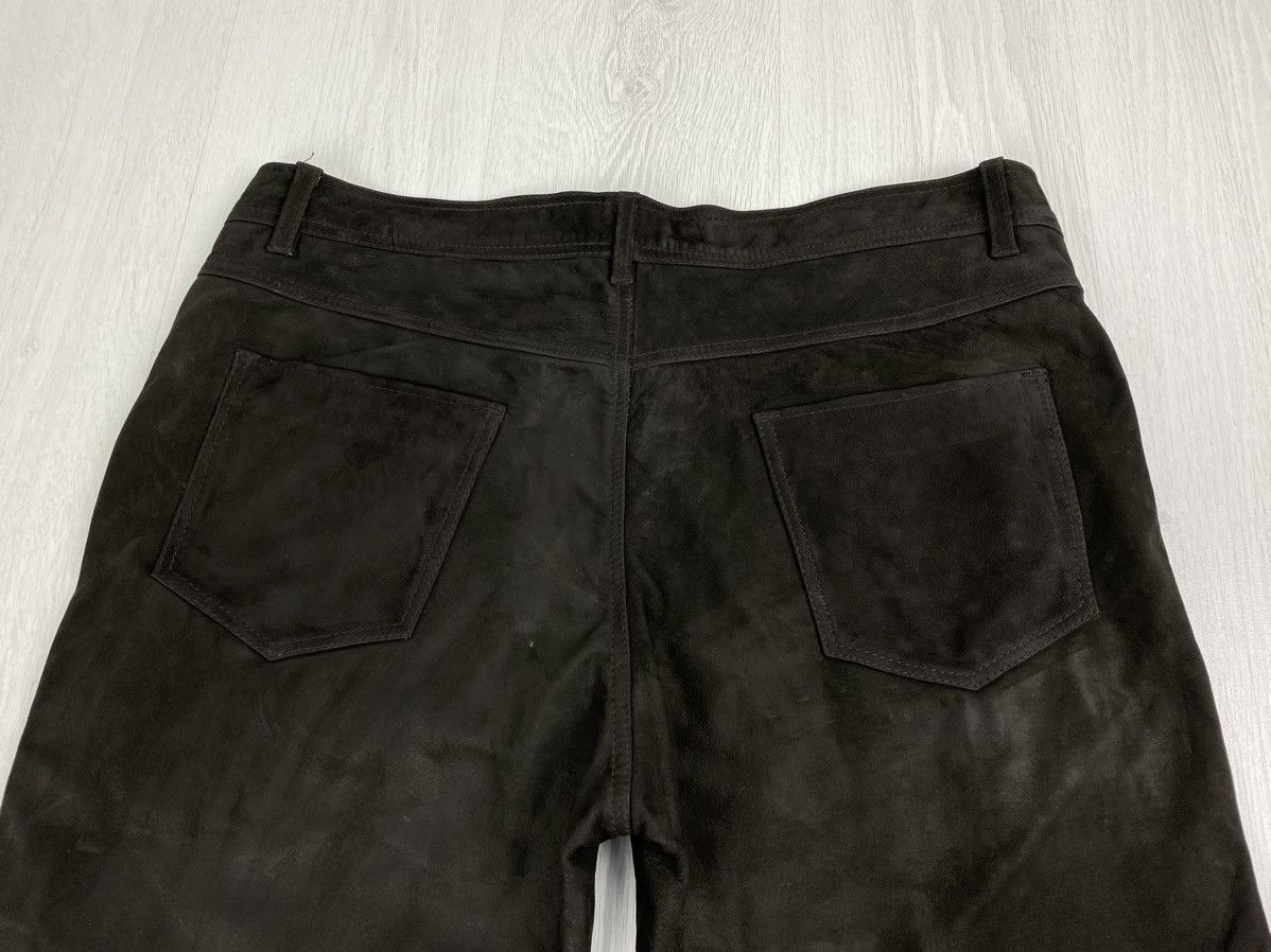 Genuine Leather Vintage Leather Pants Y2K Motorcycle Trousers Marlboro Size US 38 / EU 54 - 6 Thumbnail