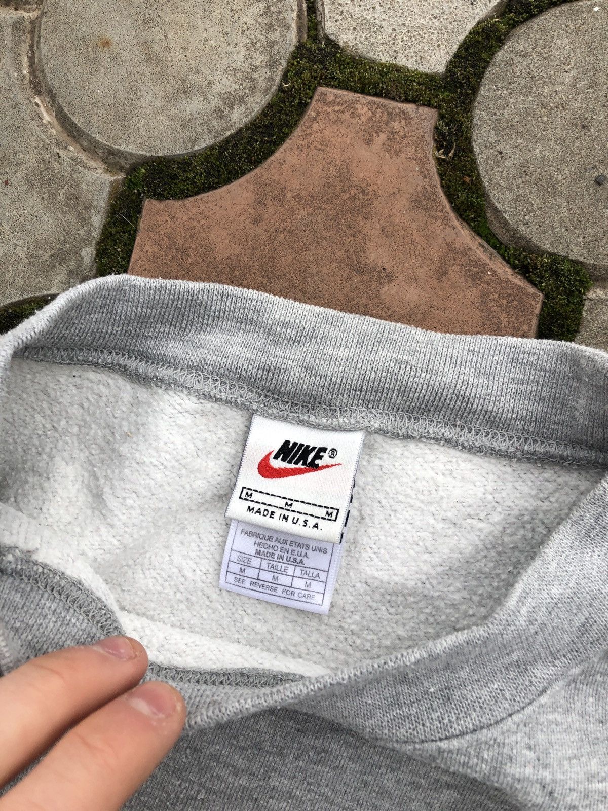 Nike × Vintage Vintage Nike Mini Swoosh USA Crewneck Sweatshirt Size US M / EU 48-50 / 2 - 5 Thumbnail