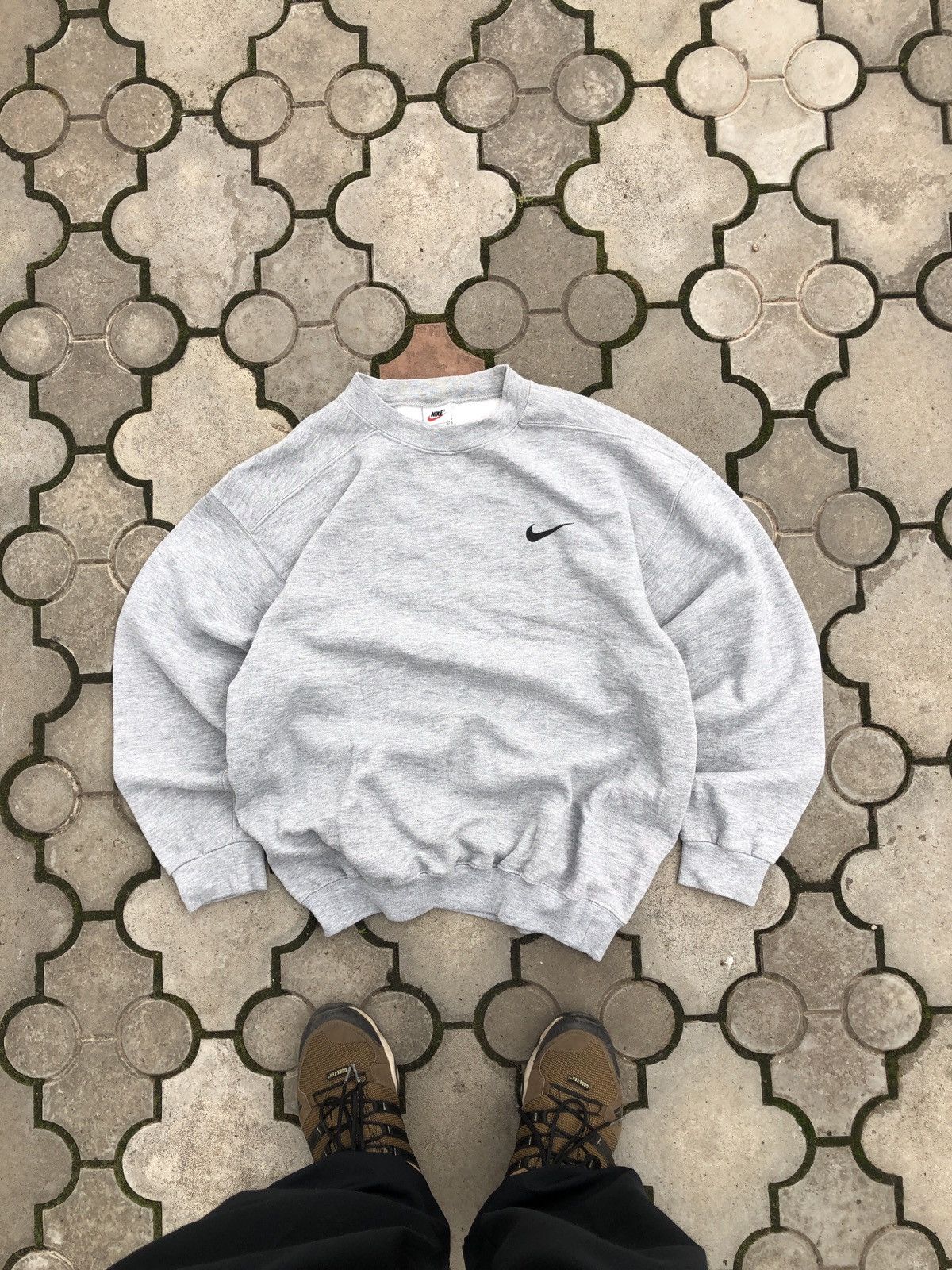 Nike × Vintage Vintage Nike Mini Swoosh USA Crewneck Sweatshirt Size US M / EU 48-50 / 2 - 1 Thumbnail