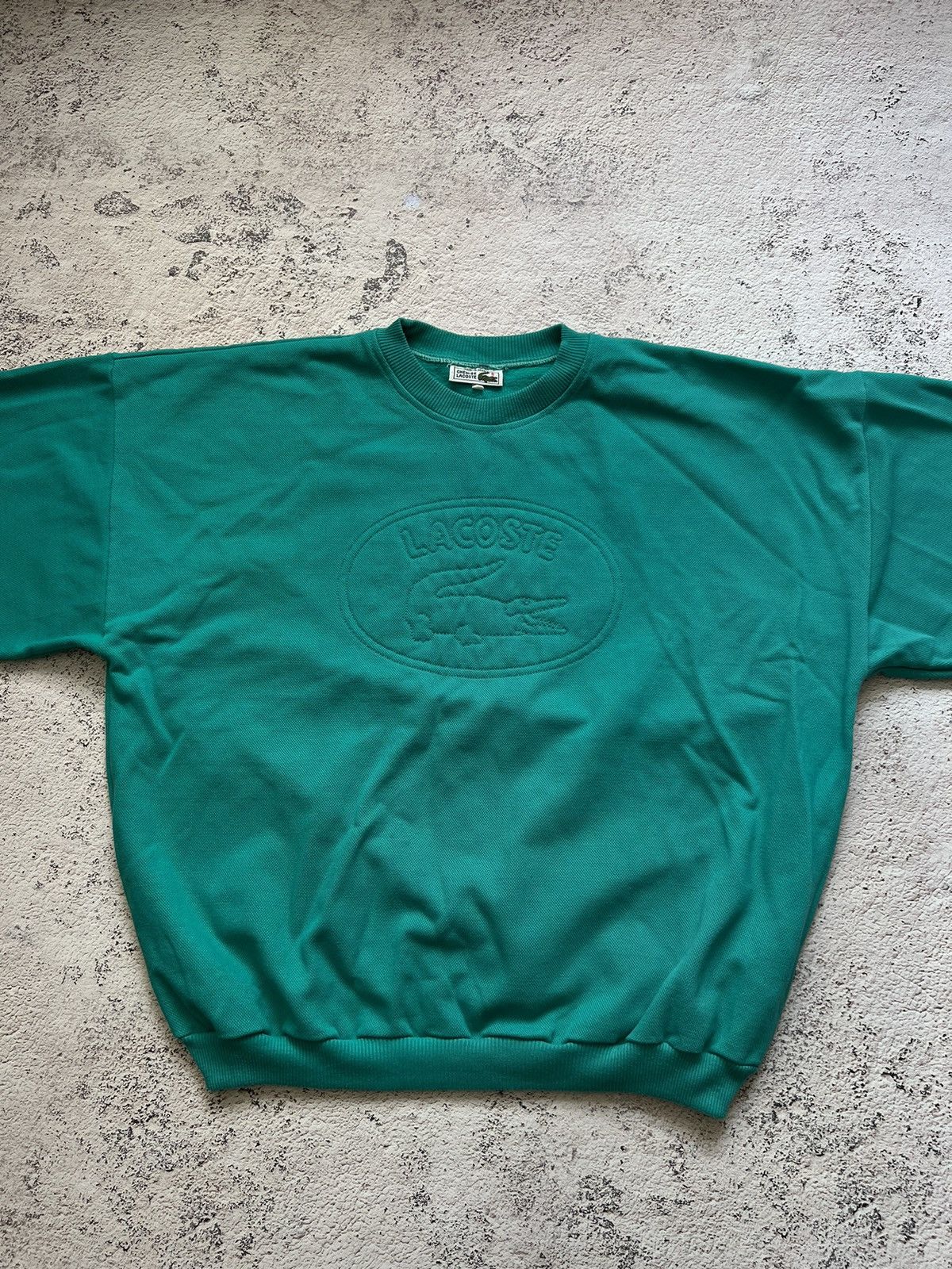 Lacoste × Vintage Lacoste 🐊 Chemise Big Crocodile Logo Vintage Sweatshirt 90’s Size US M / EU 48-50 / 2 - 3 Thumbnail
