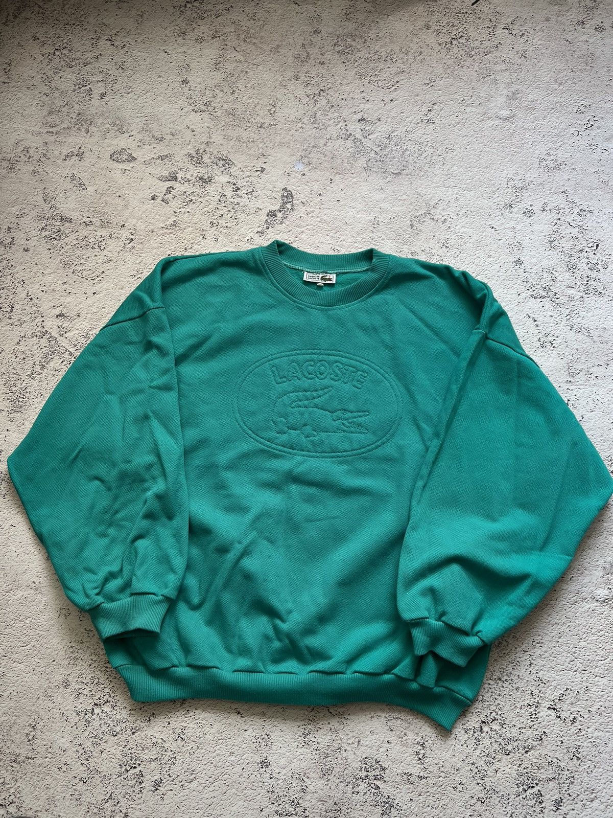 Lacoste × Vintage Lacoste 🐊 Chemise Big Crocodile Logo Vintage Sweatshirt 90’s Size US M / EU 48-50 / 2 - 2 Thumbnail