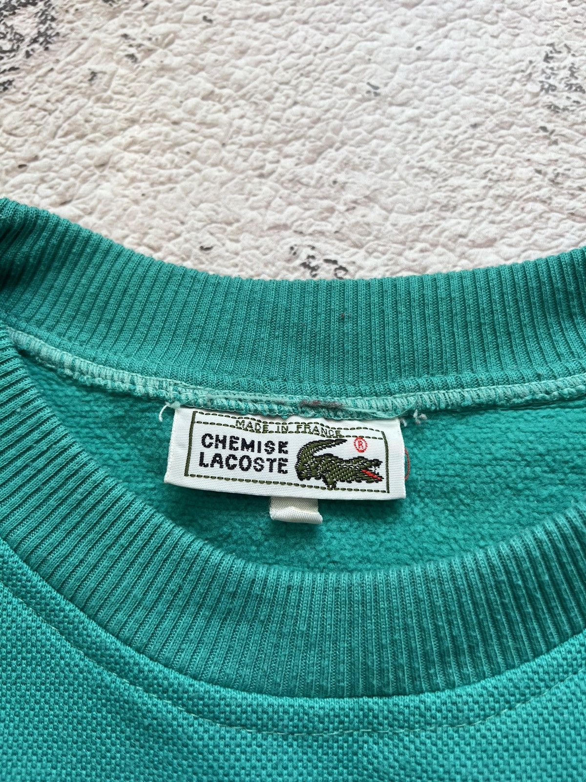 Lacoste × Vintage Lacoste 🐊 Chemise Big Crocodile Logo Vintage Sweatshirt 90’s Size US M / EU 48-50 / 2 - 4 Thumbnail