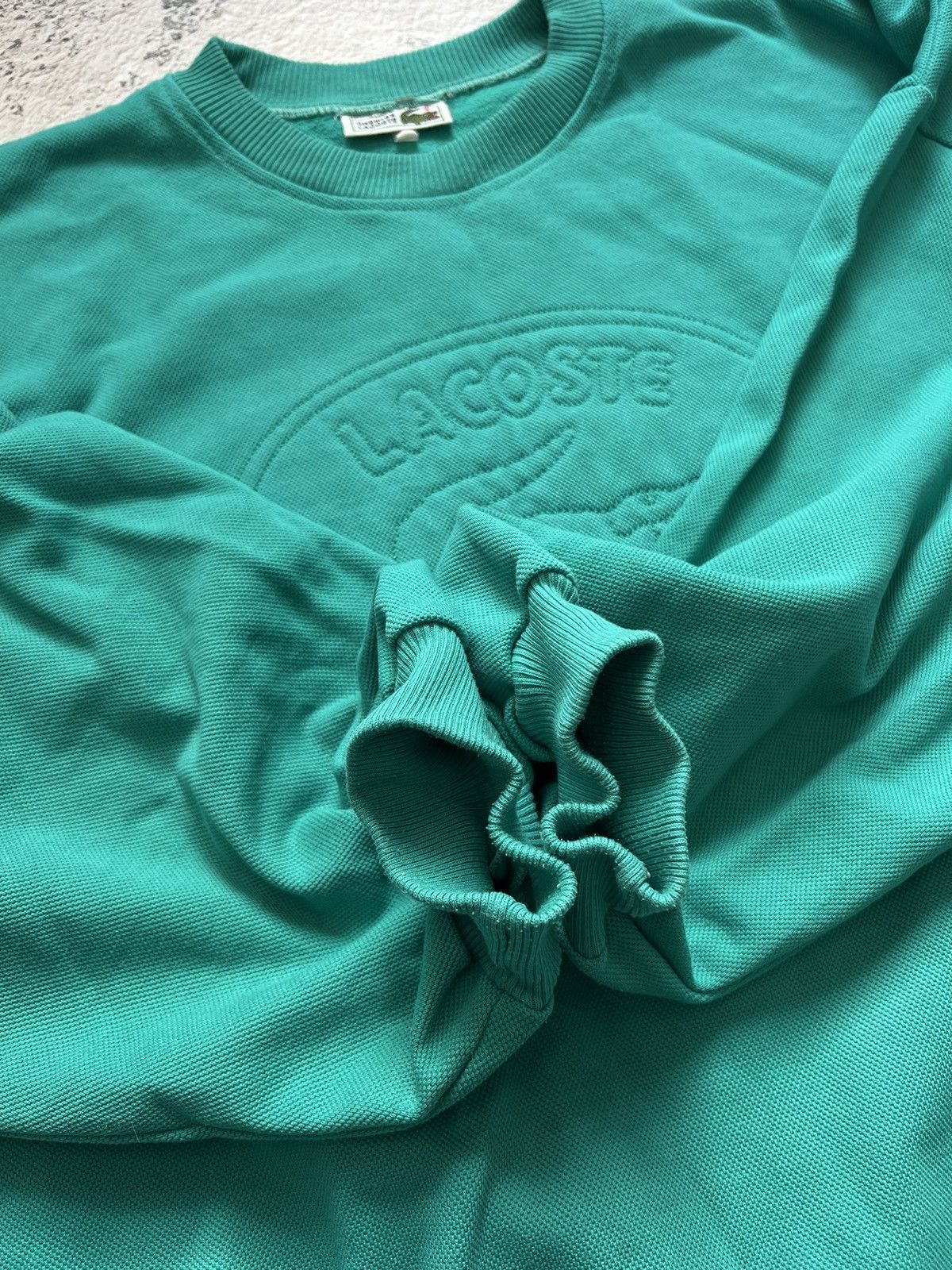 Lacoste × Vintage Lacoste 🐊 Chemise Big Crocodile Logo Vintage Sweatshirt 90’s Size US M / EU 48-50 / 2 - 7 Thumbnail