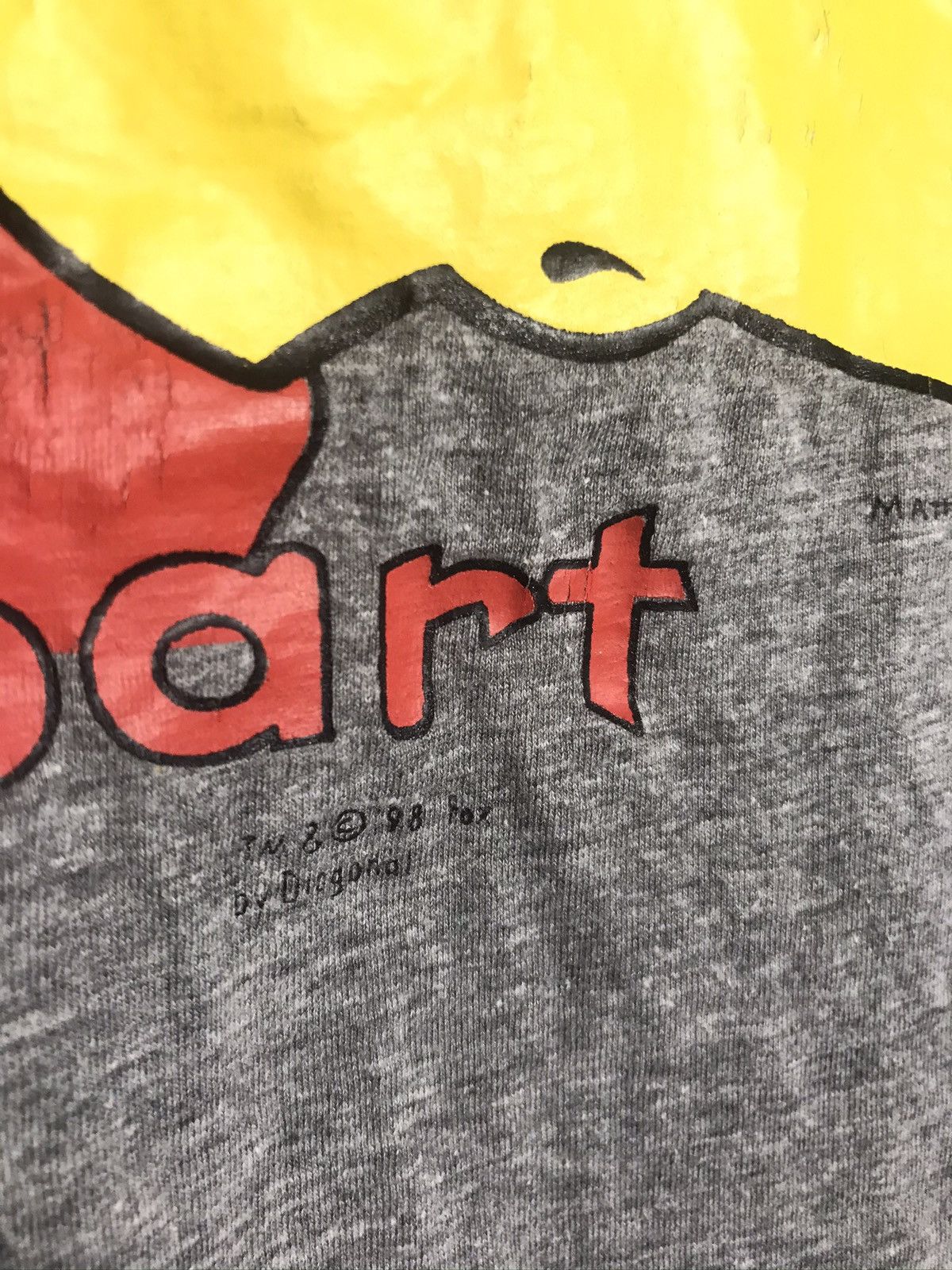 Cartoon Network 1998 Vintage 90’s The Simpson’s Bart t-shirt Size US M / EU 48-50 / 2 - 6 Thumbnail