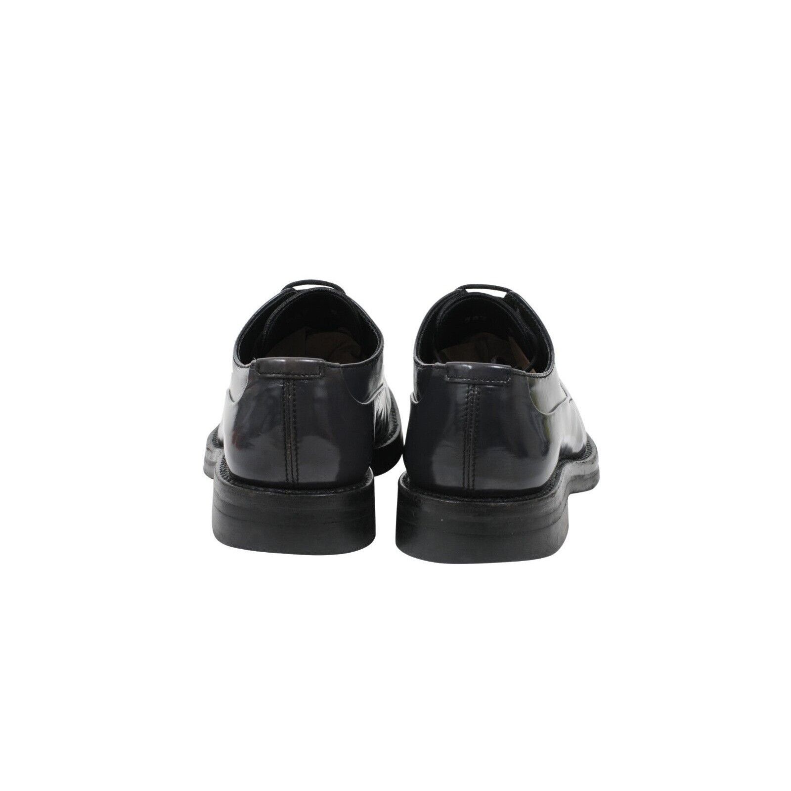 Prada Y2k Grey Smooth Leather Vintage Chunky Derby - 01601 Size US 8 / EU 41 - 4 Thumbnail