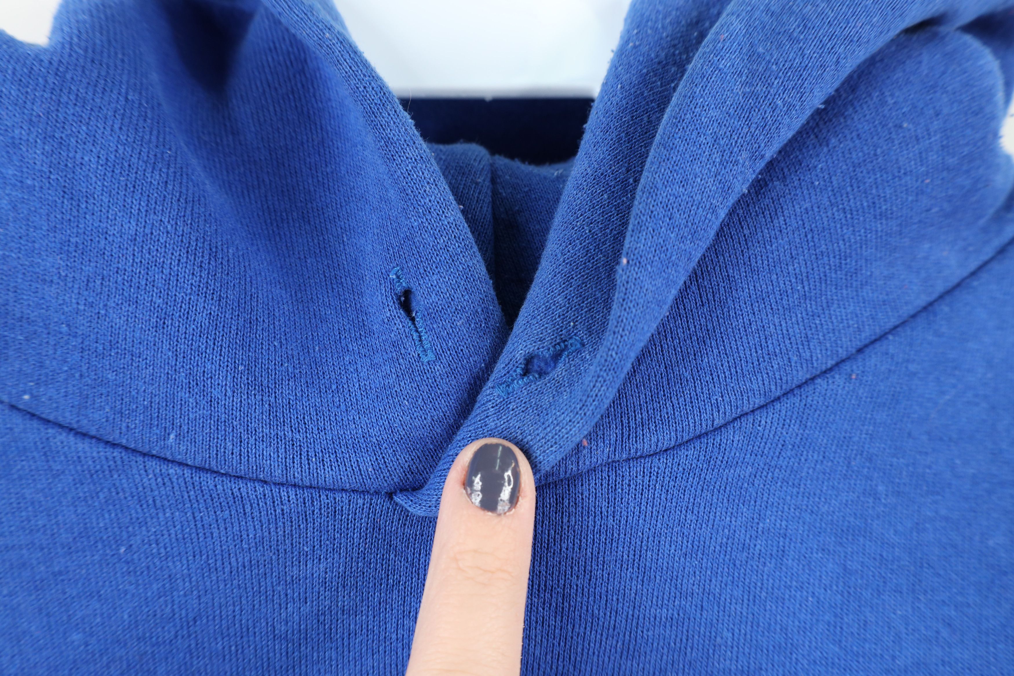 Russell Athletic × Vintage Vintage 80s Russell Athletic Vikings Hoodie Royal Blue USA Size US S / EU 44-46 / 1 - 4 Thumbnail