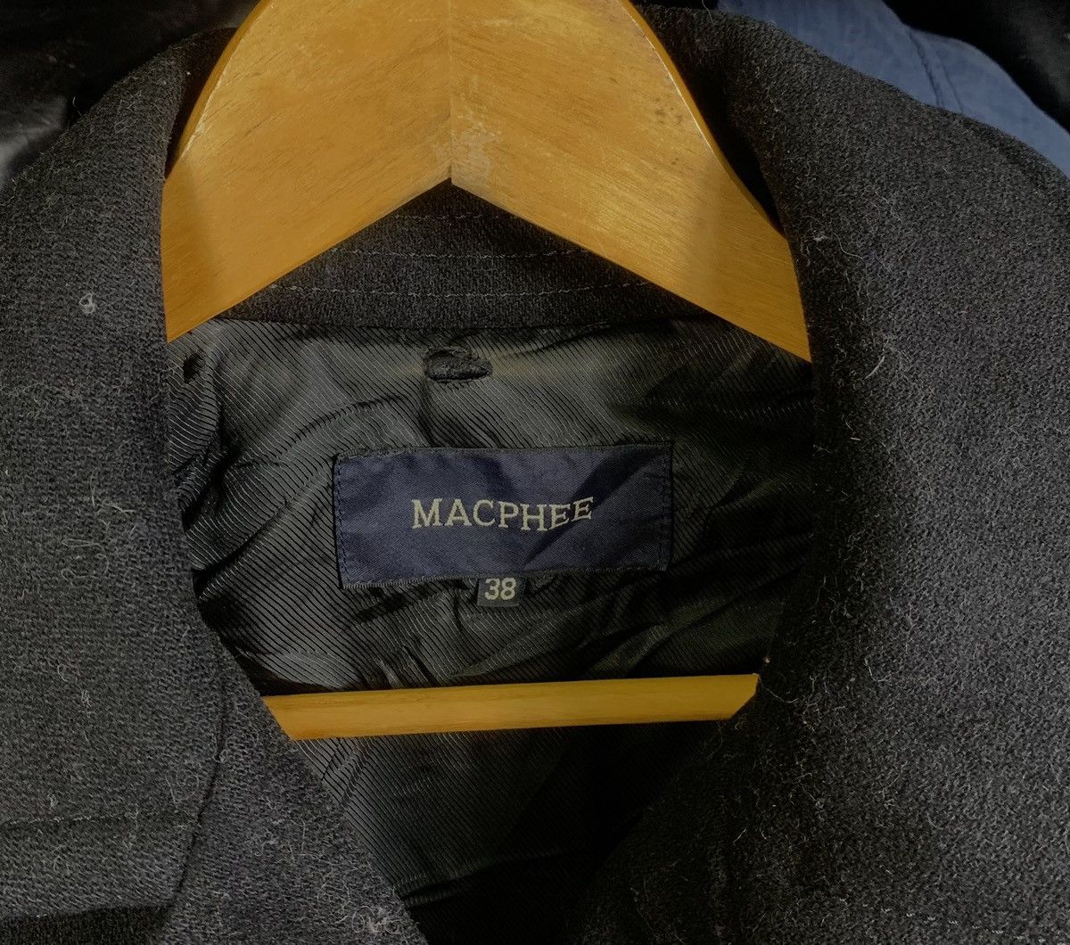 Japanese Brand Macphee Tommorowland Wool Peacoat Size XS / US 0-2 / IT 36-38 - 3 Thumbnail
