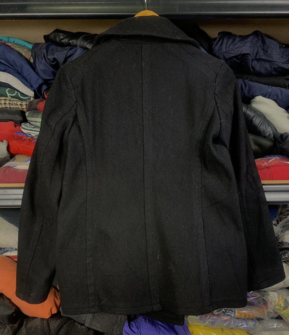 Japanese Brand Macphee Tommorowland Wool Peacoat Size XS / US 0-2 / IT 36-38 - 2 Thumbnail