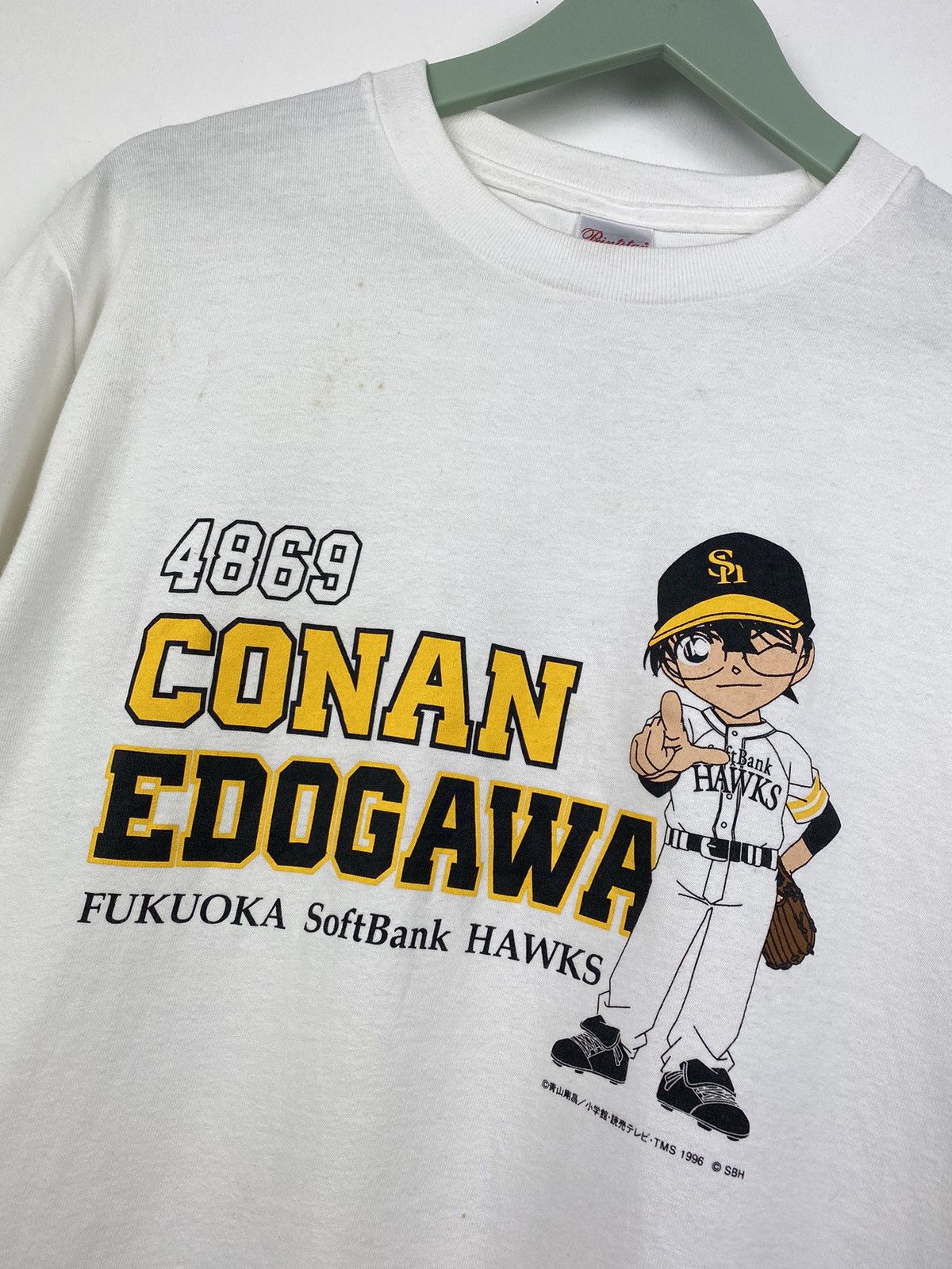 Anime Vintage Y2K Detective Conan Edogawa Manga T Shirt Sailormoon Size US M / EU 48-50 / 2 - 2 Thumbnail