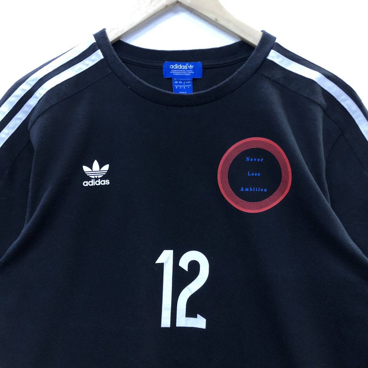 FACTOTUM Adidas X Factotum Enjin Black Tshirt Size US L / EU 52-54 / 3 - 3 Thumbnail
