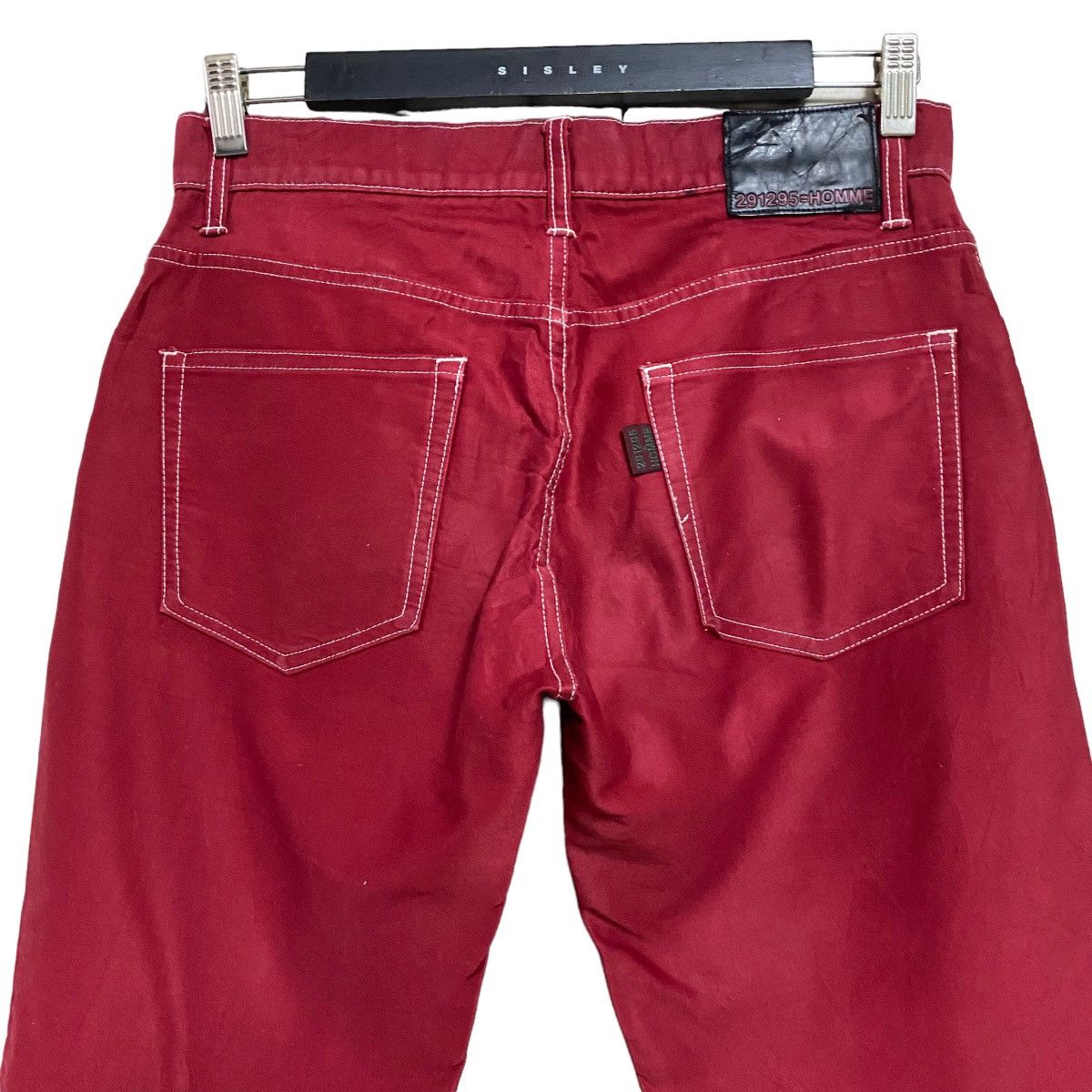 291295=Homme 291295 Homme Red Denim Biker Jeans Size US 30 / EU 46 - 10 Thumbnail