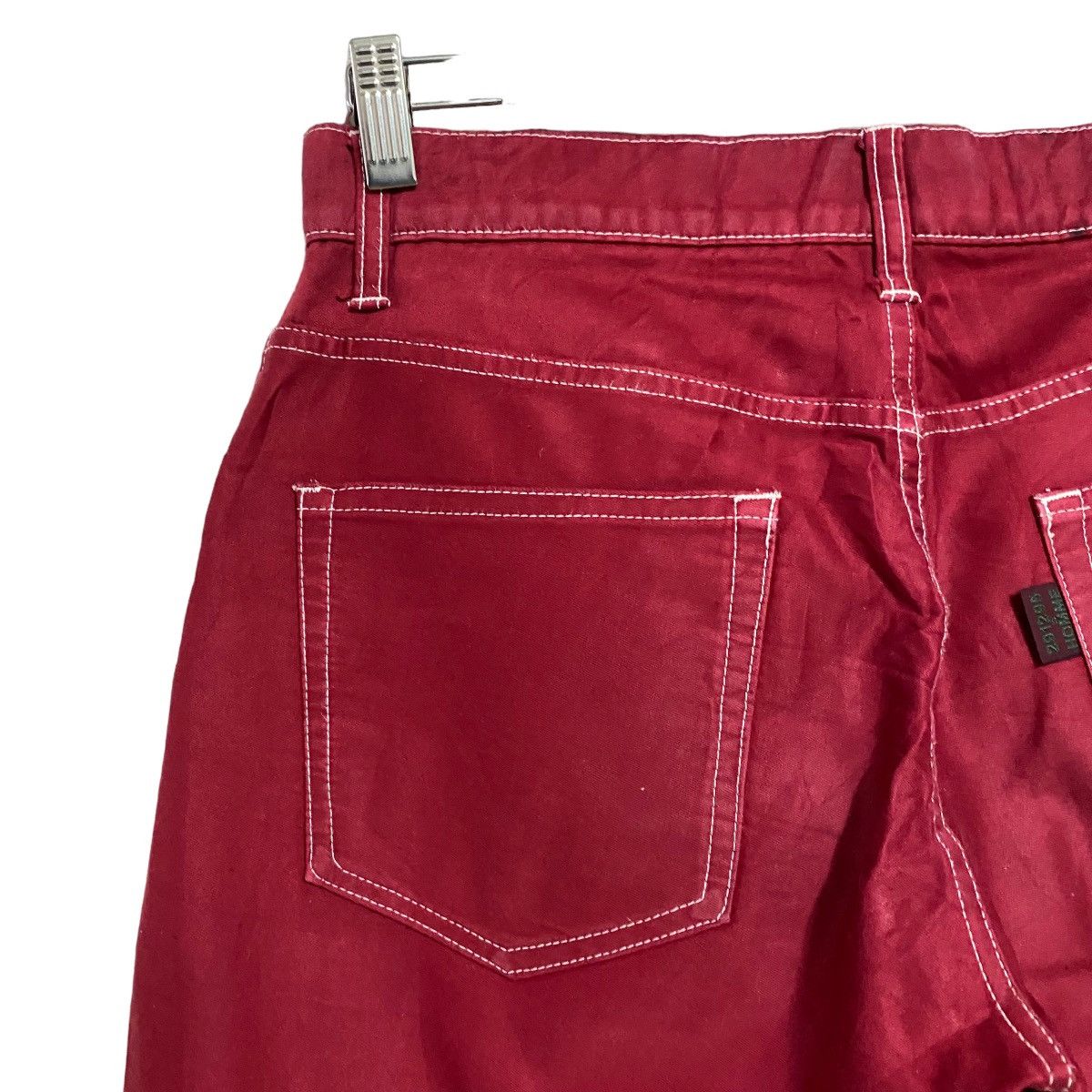 291295=Homme 291295 Homme Red Denim Biker Jeans Size US 30 / EU 46 - 12 Thumbnail