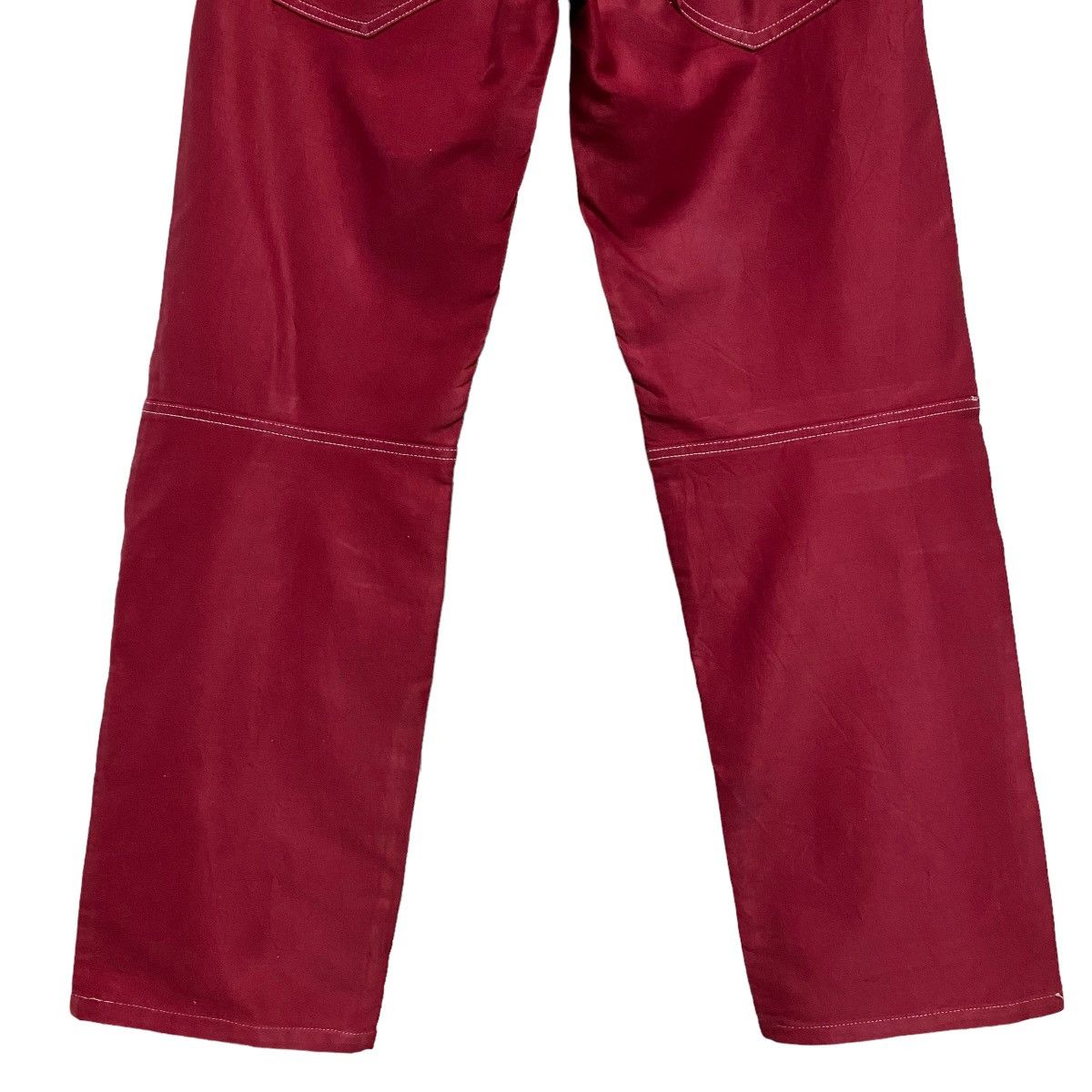 291295=Homme 291295 Homme Red Denim Biker Jeans Size US 30 / EU 46 - 14 Thumbnail
