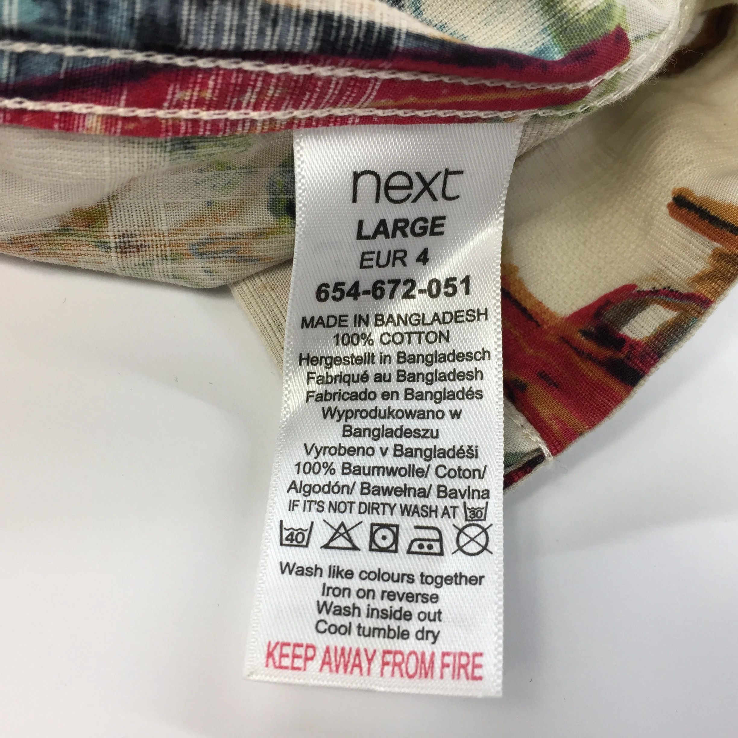 Vintage Next Retro Car Print Hawaiian Shirt Cream White Auto Style Size US L / EU 52-54 / 3 - 6 Thumbnail