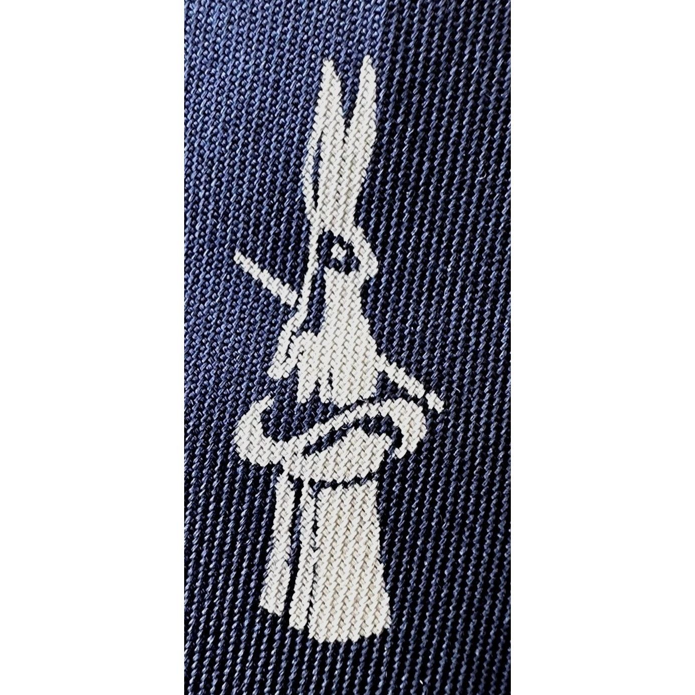MoMA × Vintage VTG Calvin Curtis Necktie Museum of Modern Art NYC Rabbit Cr Size ONE SIZE - 5 Thumbnail