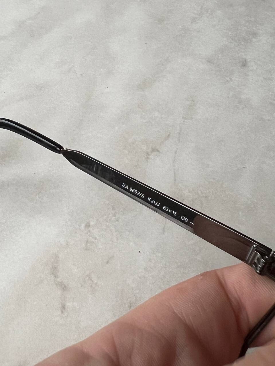 Emporio Armani × Vintage Vintage Emporio Armani Black Eyeglasses Eyewear Frame Italy Size ONE SIZE - 6 Thumbnail