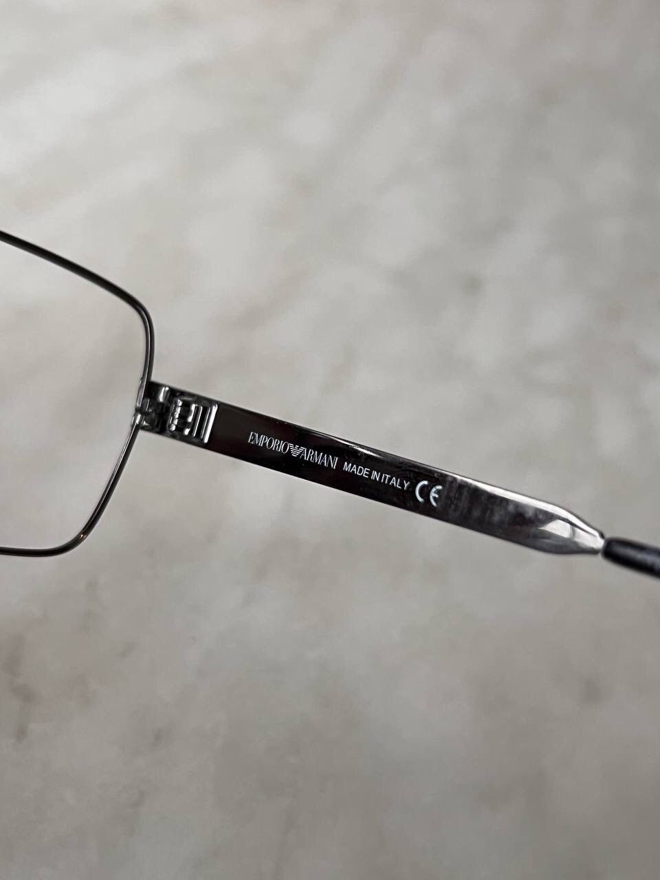 Emporio Armani × Vintage Vintage Emporio Armani Black Eyeglasses Eyewear Frame Italy Size ONE SIZE - 7 Thumbnail