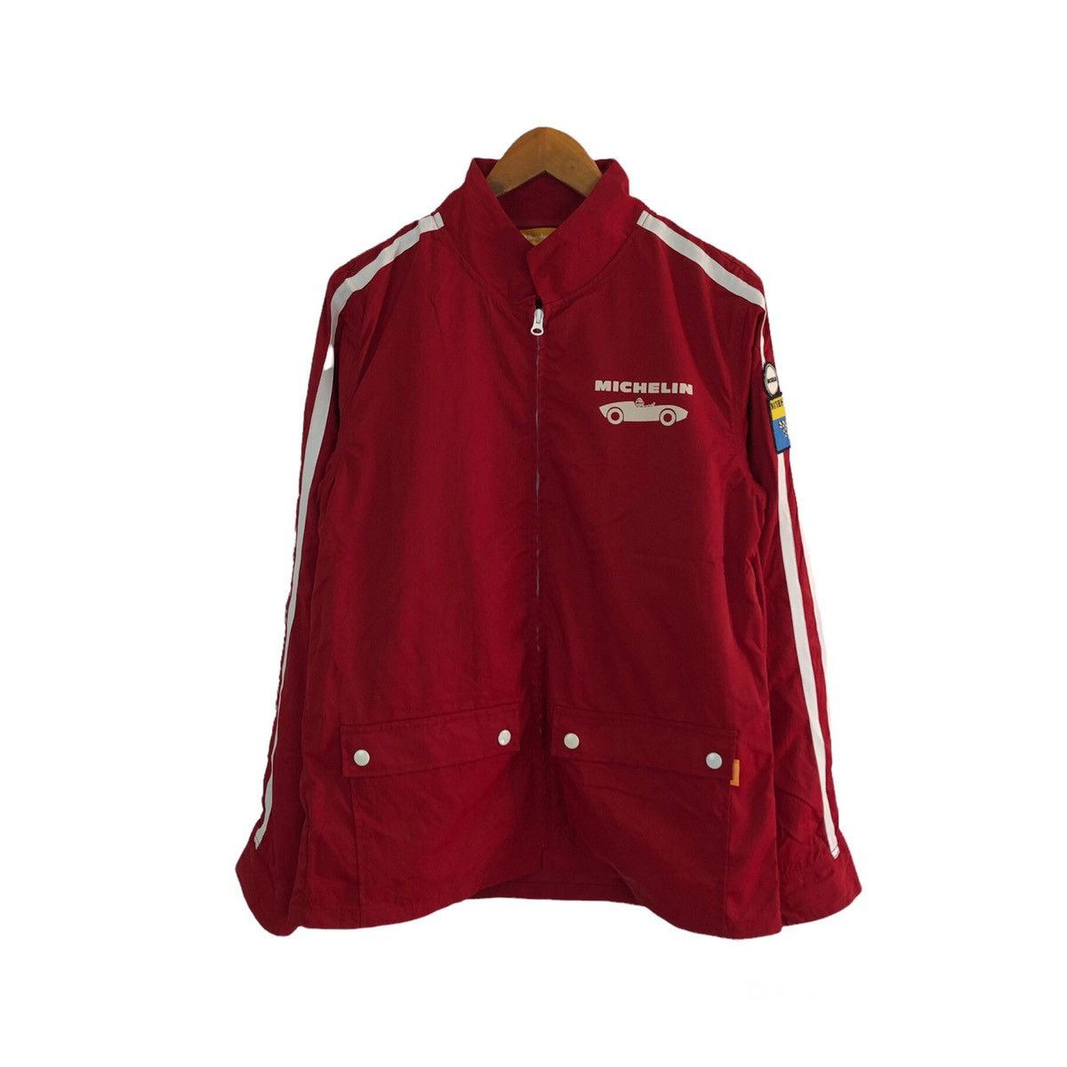 Japanese Brand VINTAGE MICHELIN XAS BIG LOGO WORKER JACKET Size US L / EU 52-54 / 3 - 1 Thumbnail