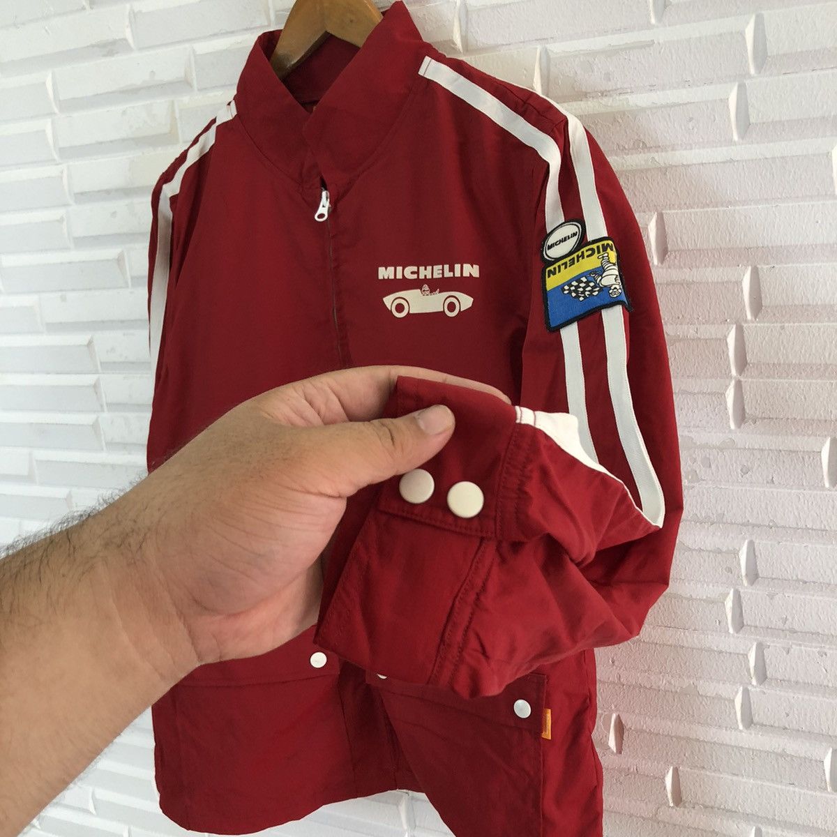 Japanese Brand VINTAGE MICHELIN XAS BIG LOGO WORKER JACKET Size US L / EU 52-54 / 3 - 7 Thumbnail