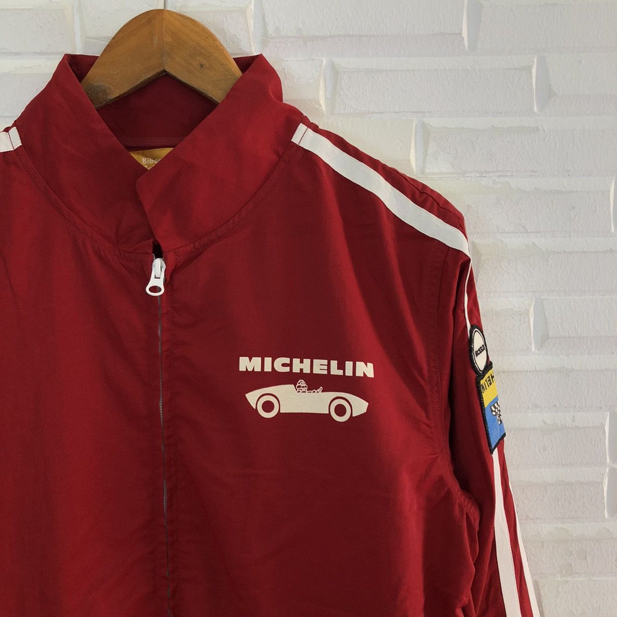 Japanese Brand VINTAGE MICHELIN XAS BIG LOGO WORKER JACKET Size US L / EU 52-54 / 3 - 5 Thumbnail