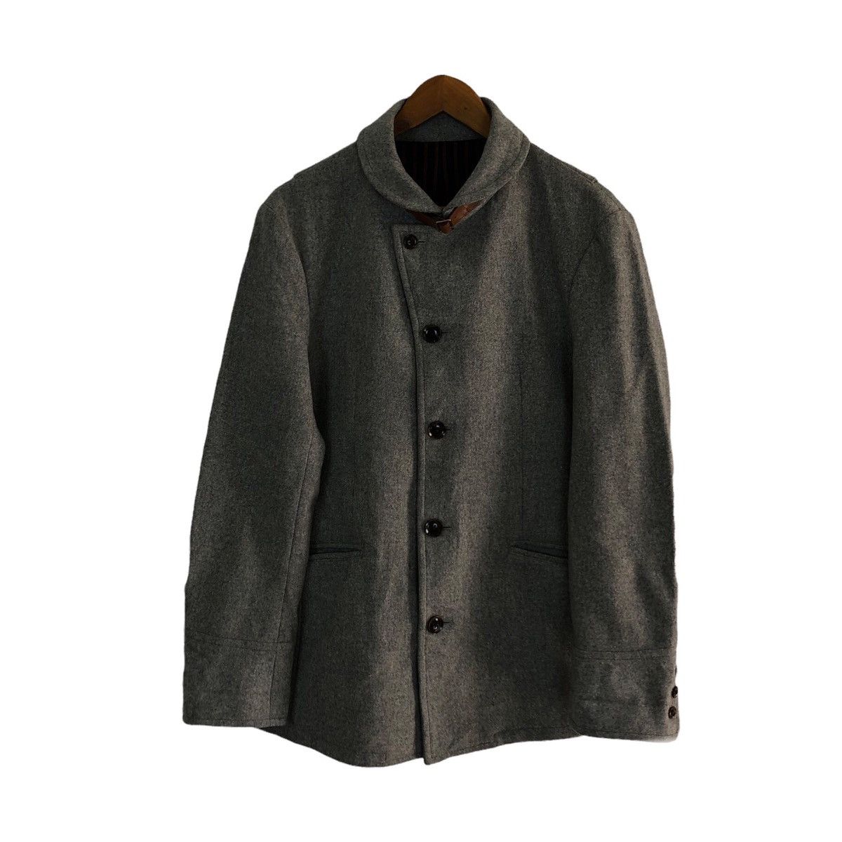 Japanese Brand VINTAGE TAKEO KIKUCHI WOOL JACKET GENTLY USED Size US M / EU 48-50 / 2 - 1 Thumbnail