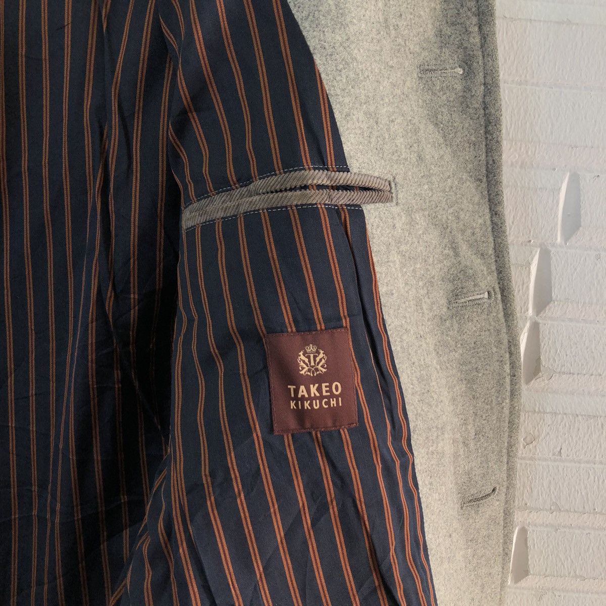 Japanese Brand VINTAGE TAKEO KIKUCHI WOOL JACKET GENTLY USED Size US M / EU 48-50 / 2 - 12 Thumbnail