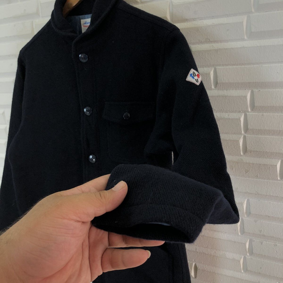 Japanese Brand WOOL JACKET LACANAU FRANCE RARE DESIGN Size US M / EU 48-50 / 2 - 8 Thumbnail