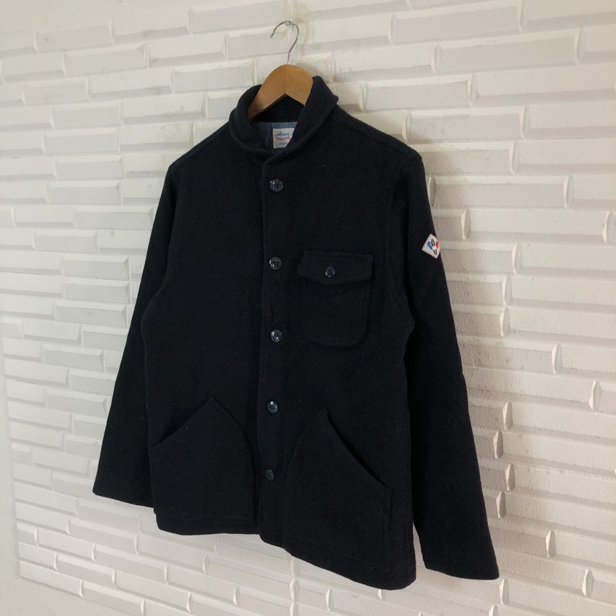Japanese Brand WOOL JACKET LACANAU FRANCE RARE DESIGN Size US M / EU 48-50 / 2 - 2 Thumbnail
