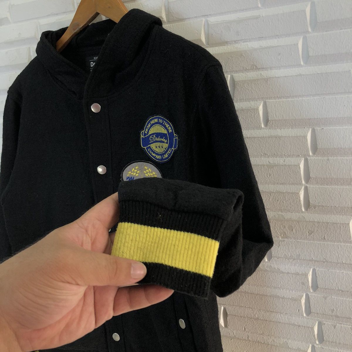Japanese Brand VINTAGE VARSITY JACKET DOUBLE FOCUS BIG LOGO Size US M / EU 48-50 / 2 - 6 Thumbnail
