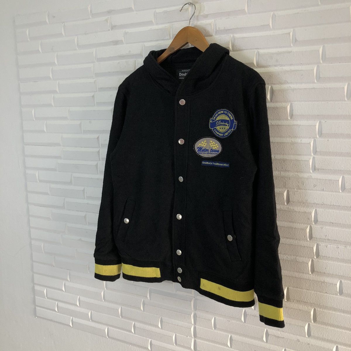 Japanese Brand VINTAGE VARSITY JACKET DOUBLE FOCUS BIG LOGO Size US M / EU 48-50 / 2 - 2 Thumbnail