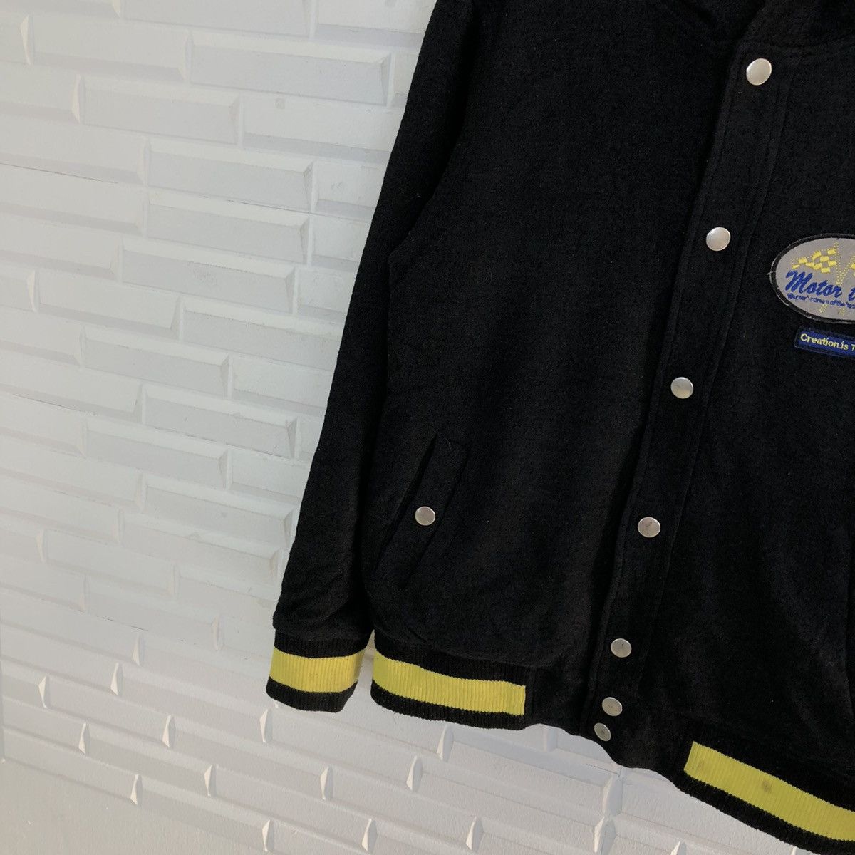 Japanese Brand VINTAGE VARSITY JACKET DOUBLE FOCUS BIG LOGO Size US M / EU 48-50 / 2 - 4 Thumbnail