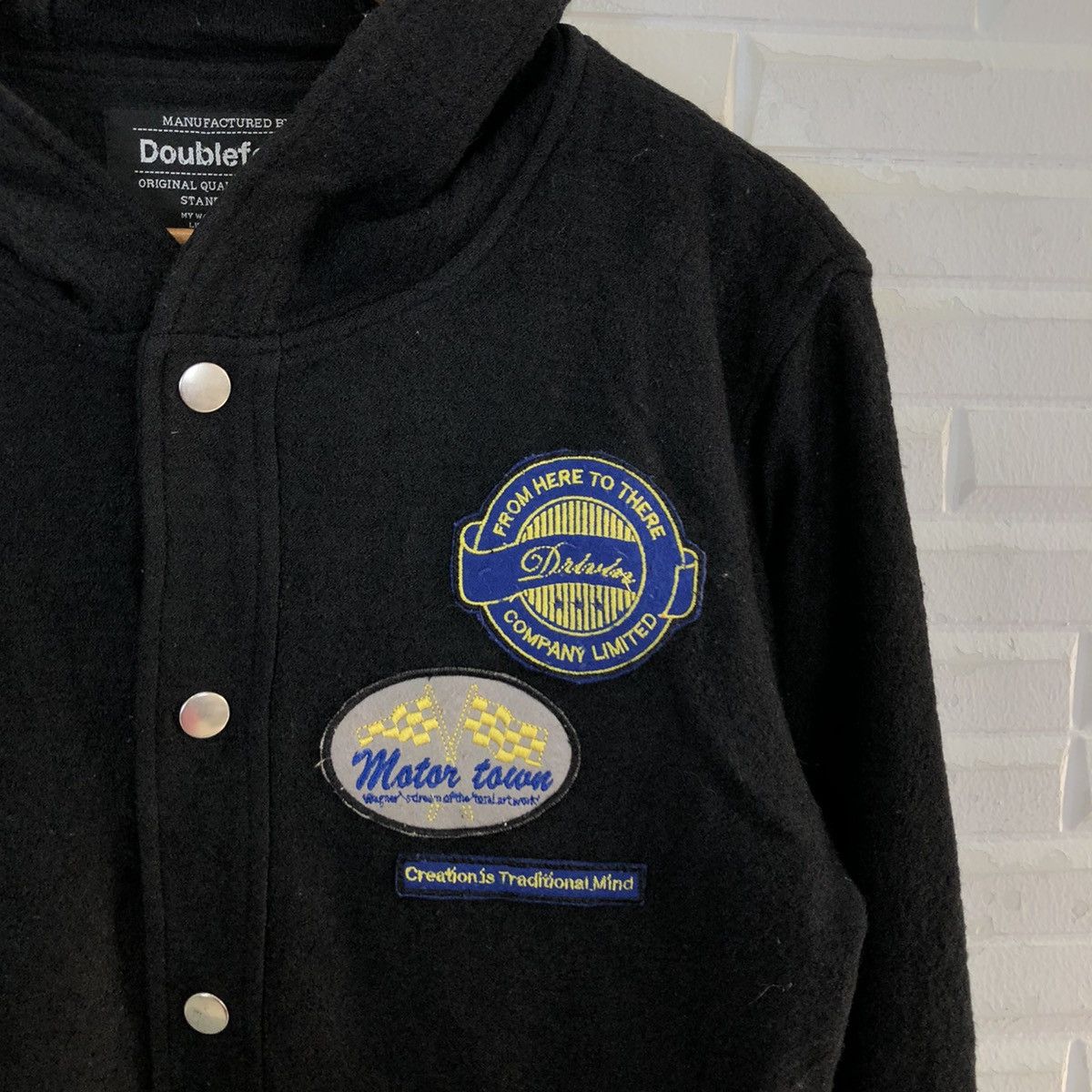 Japanese Brand VINTAGE VARSITY JACKET DOUBLE FOCUS BIG LOGO Size US M / EU 48-50 / 2 - 5 Thumbnail