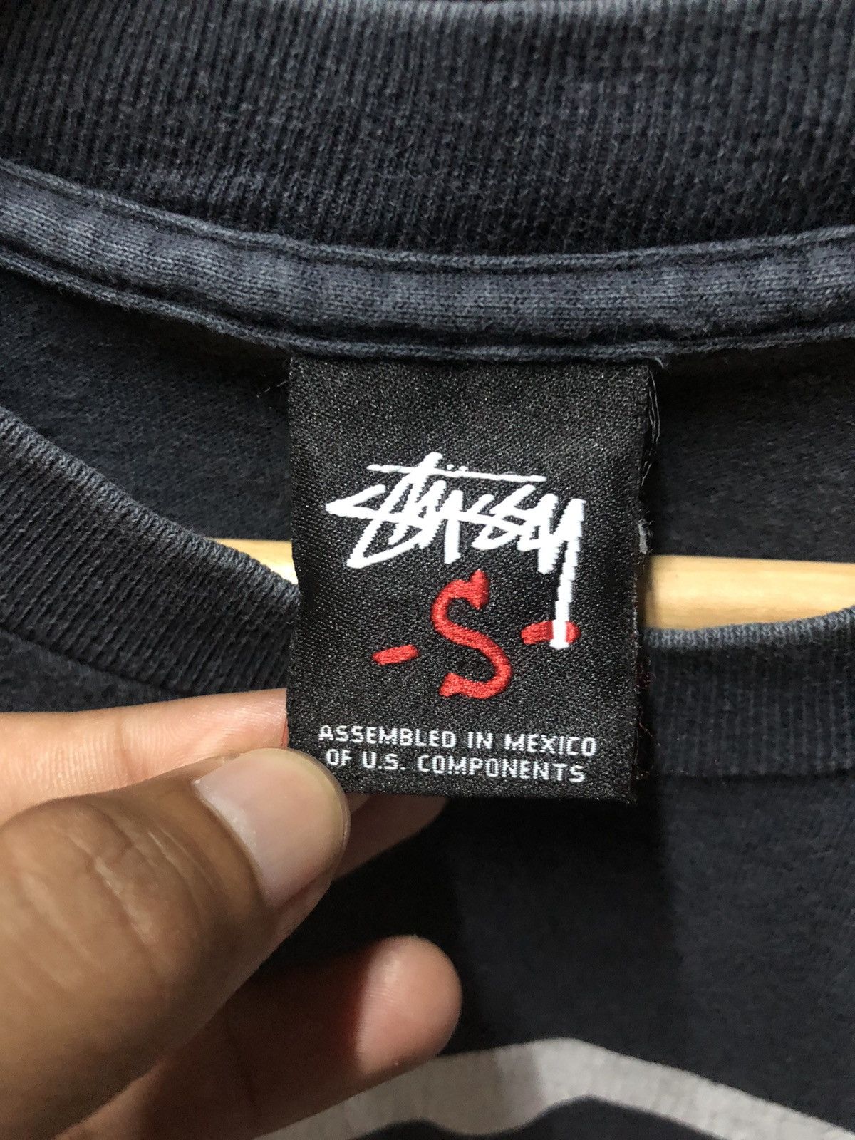 Stussy × Vintage Vintage Stussy Big Logo Tshirt Size US S / EU 44-46 / 1 - 2 Thumbnail