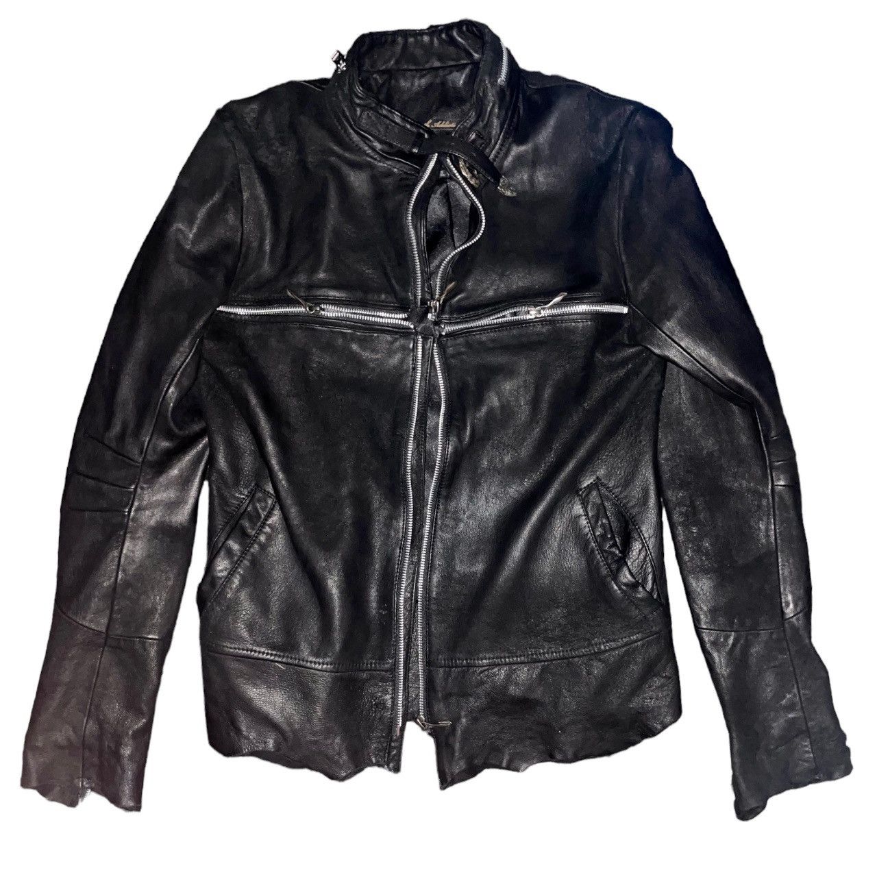 Le Grande Bleu (L.G.B.) 14th Addiction Cross-Zip Leather Jacket AW19 ...